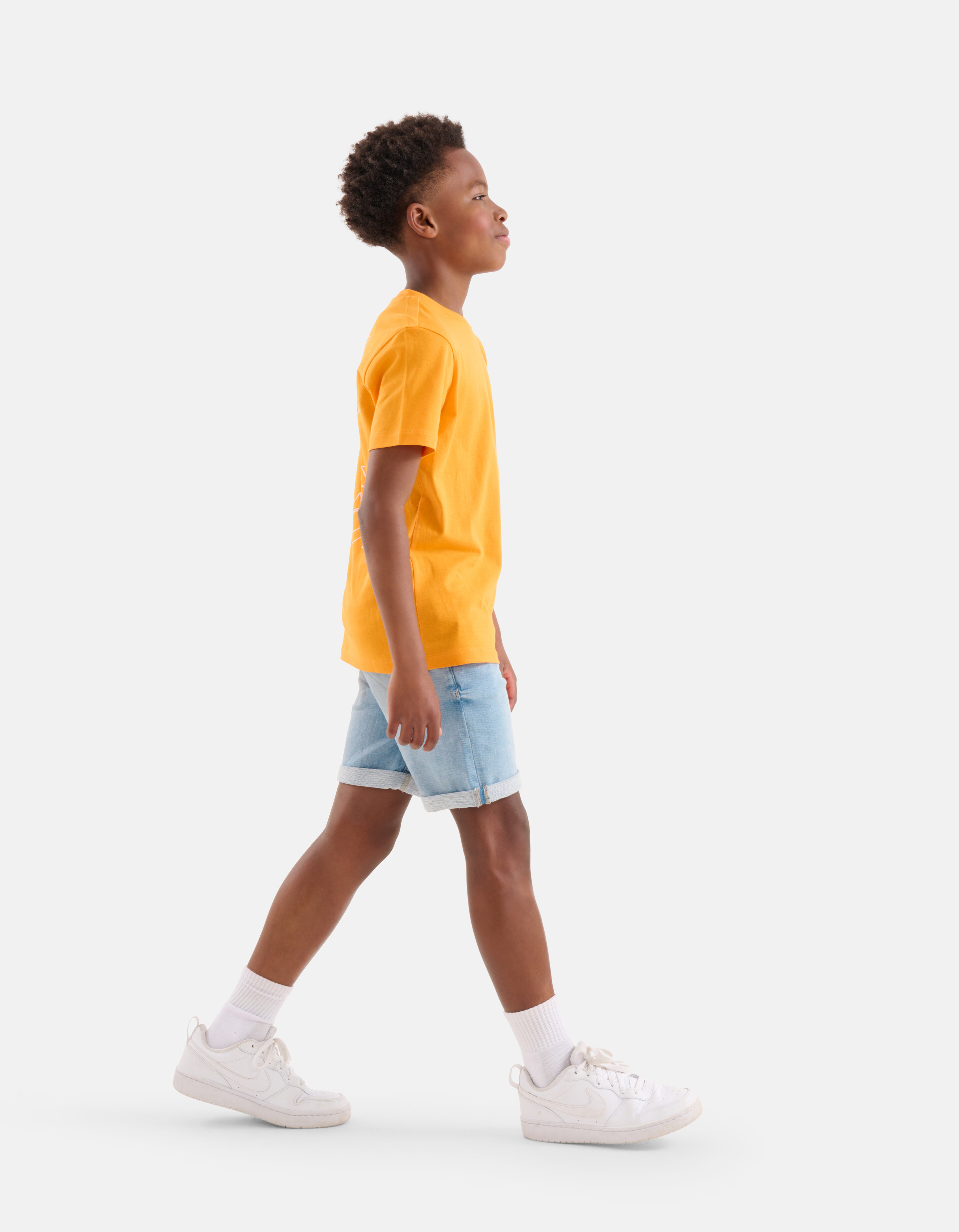 Print T-shirt Oranje SHOEBY BOYS