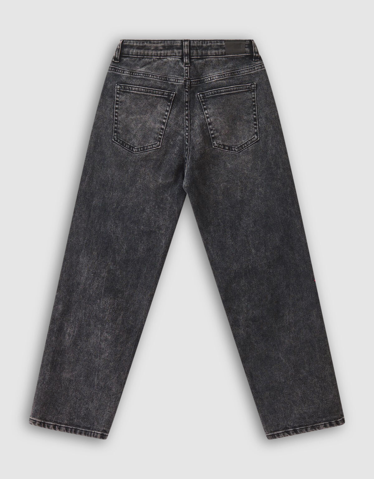 Baggy Fit Jeans Donkergrijs SHOEBY BOYS