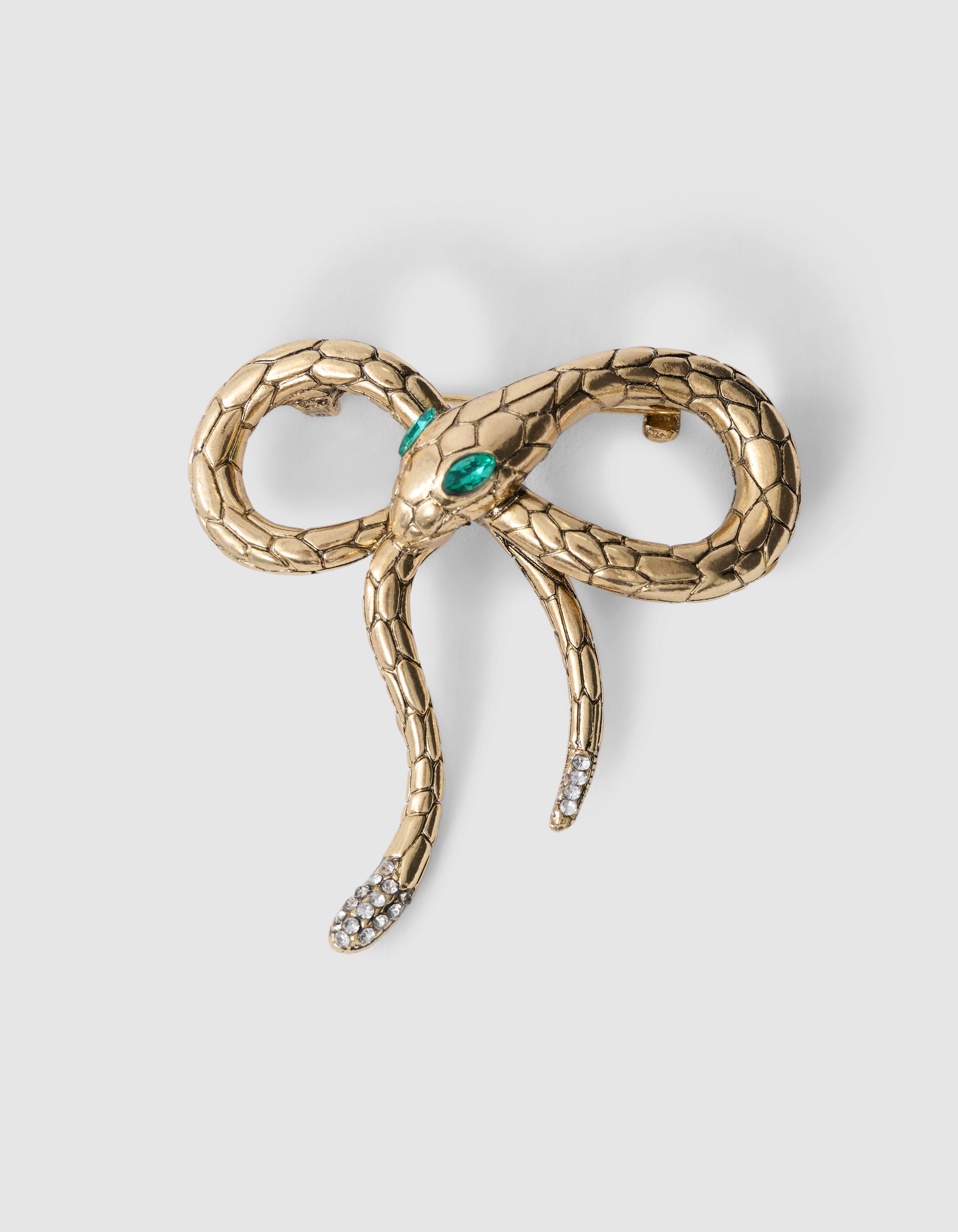 Slang Strik Broche Goud SHOEBY ACCESSOIRES