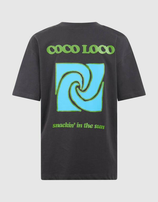 Coco Loco Artwork T-shirt Donkergrijs SHOEBY BOYS