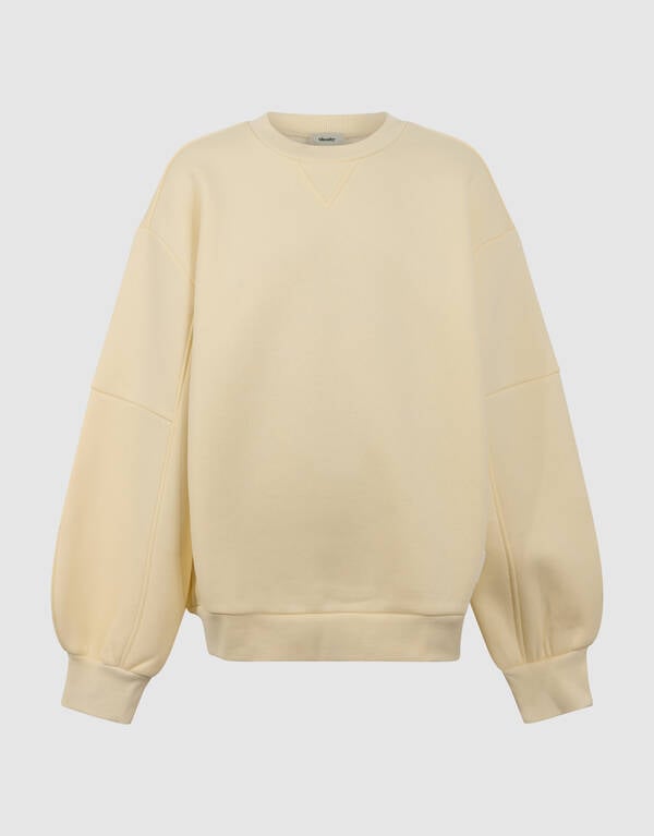 Big Sleeve Sweater Lichtgeel SHOEBY GIRLS