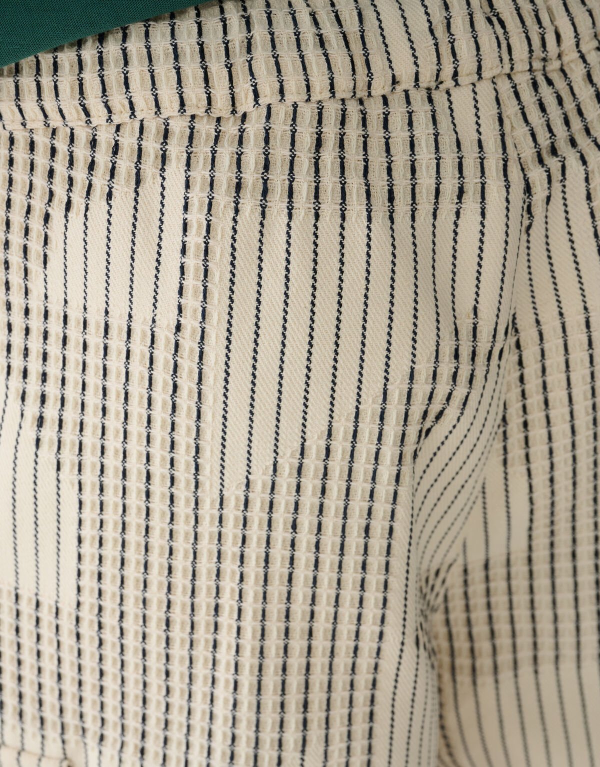 Waffle Stripe Short Gebroken Wit SHOEBY BOYS