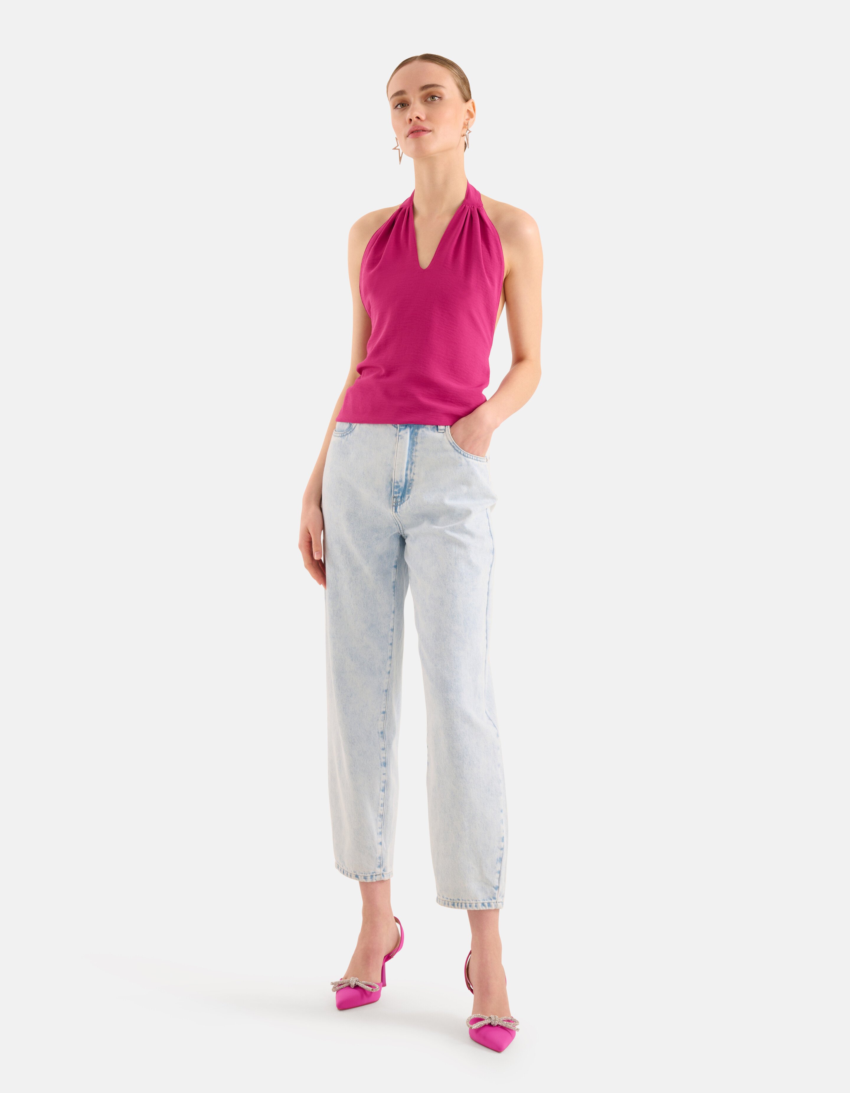 Halter Top Roze SHOEBY WOMEN