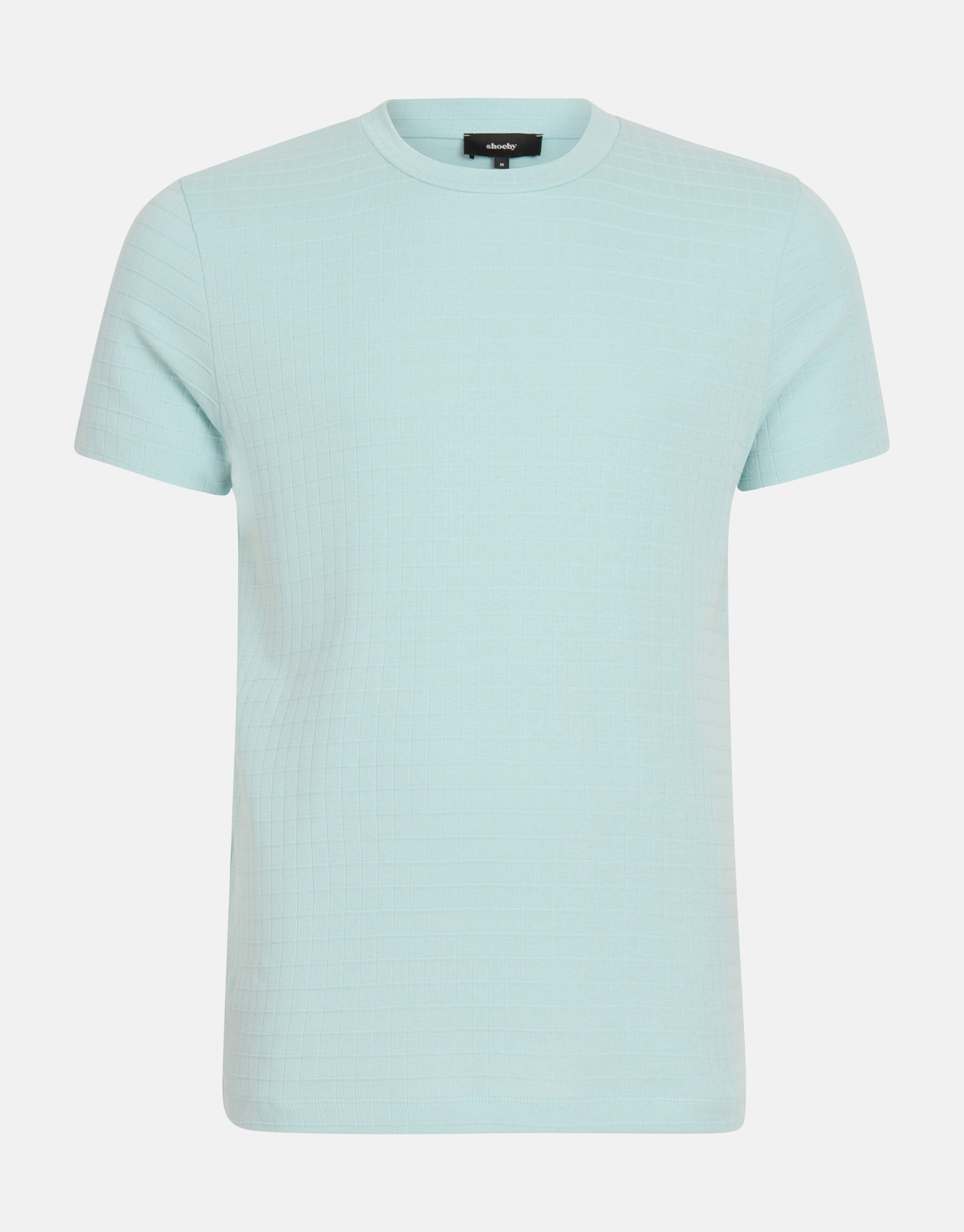 Structuur T-shirt Lichtgroen SHOEBY MEN