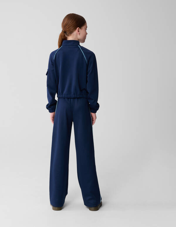 Cargo Zip Top Donkerblauw SHOEBY GIRLS