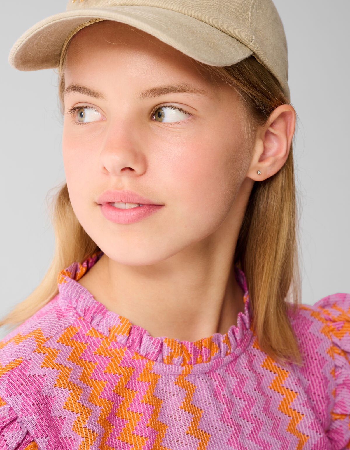Zigzag Crochet Top Paars SHOEBY GIRLS