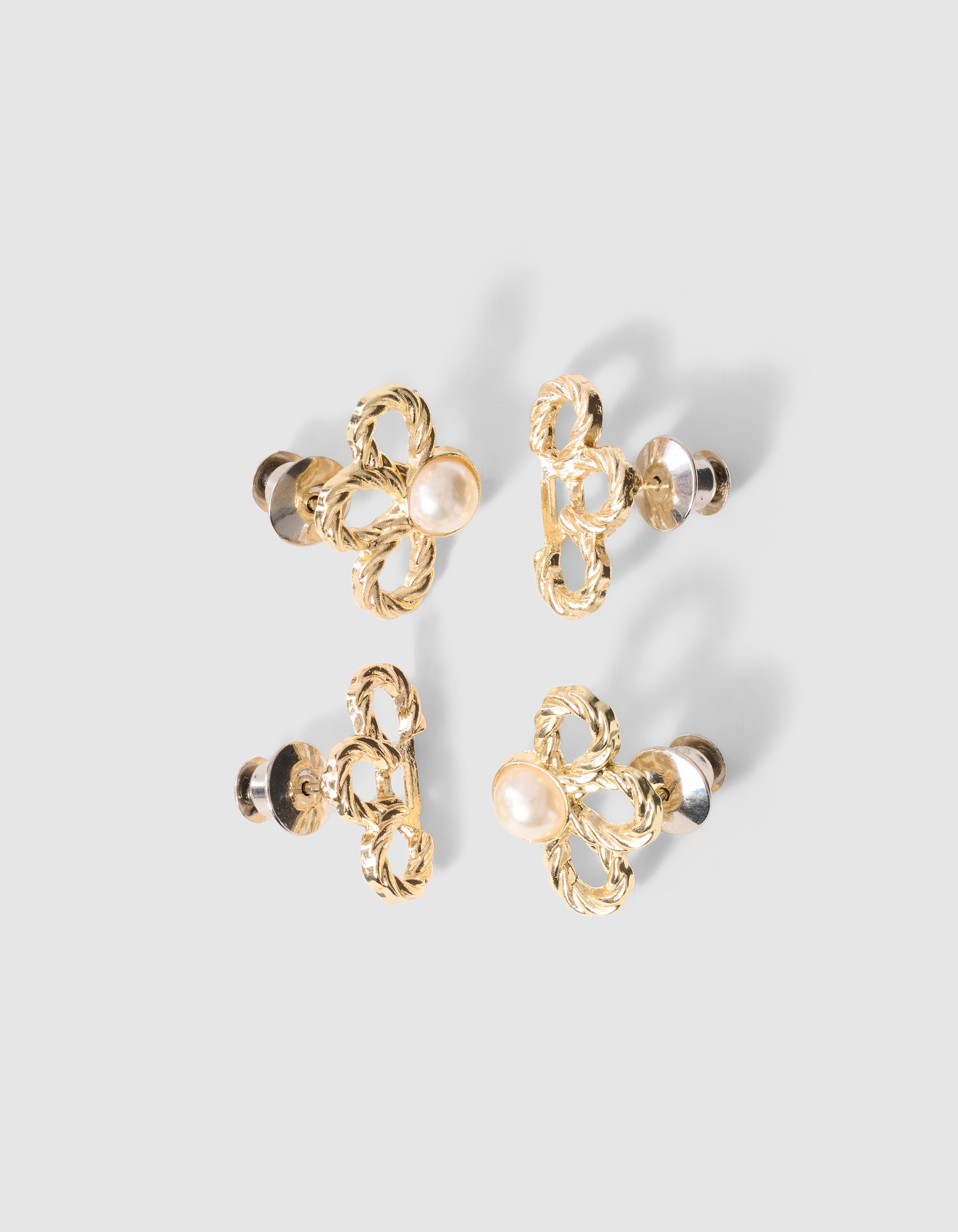 Flower Jeans Pins Goud SHOEBY ACCESSOIRES