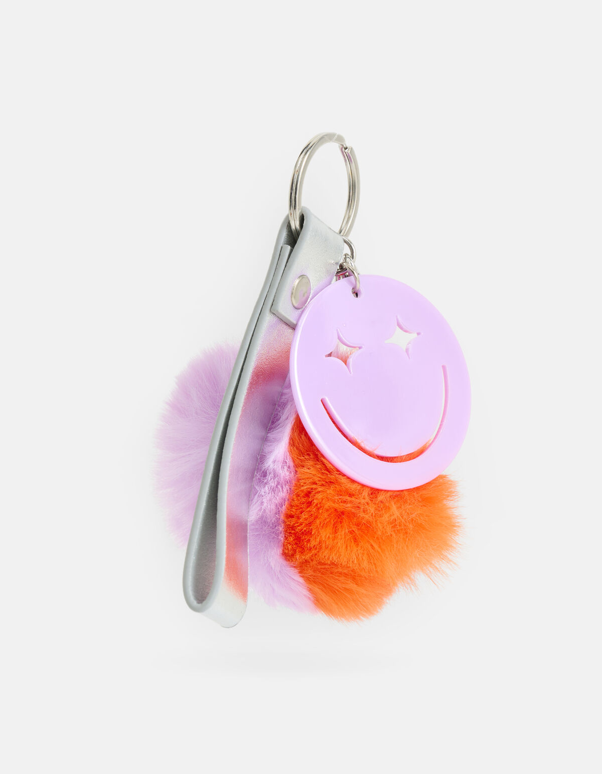 Pompom Sleutelhanger Paars SHOEBY ACCESSOIRES