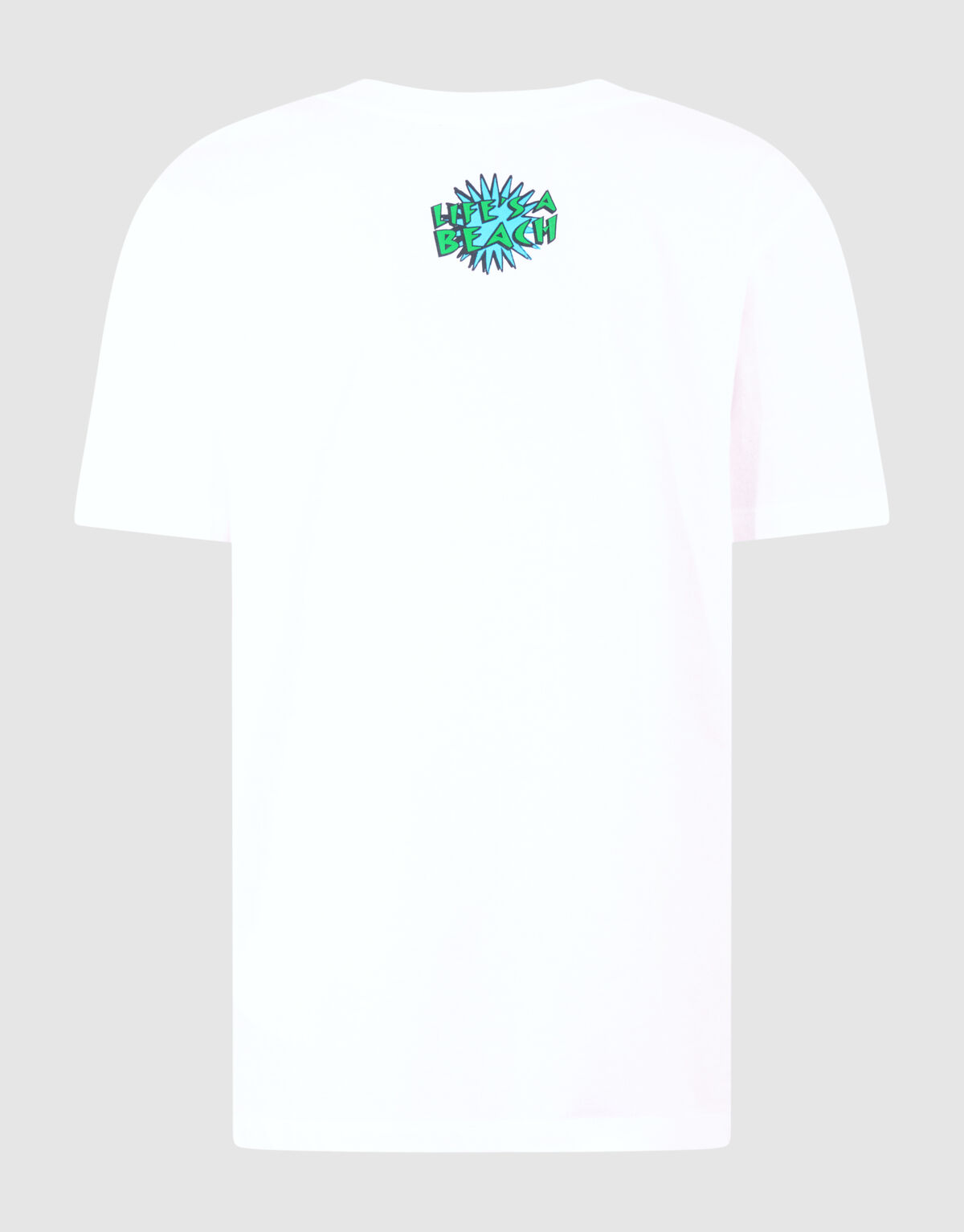 Beach Artwork T-shirt Wit SHOEBY BOYS