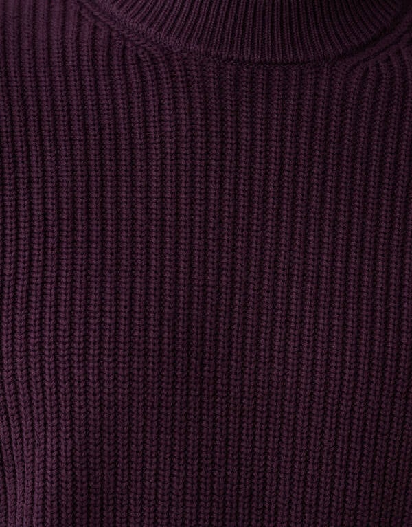Crewneck Knit Trui Donkerrood SHOEBY MEN