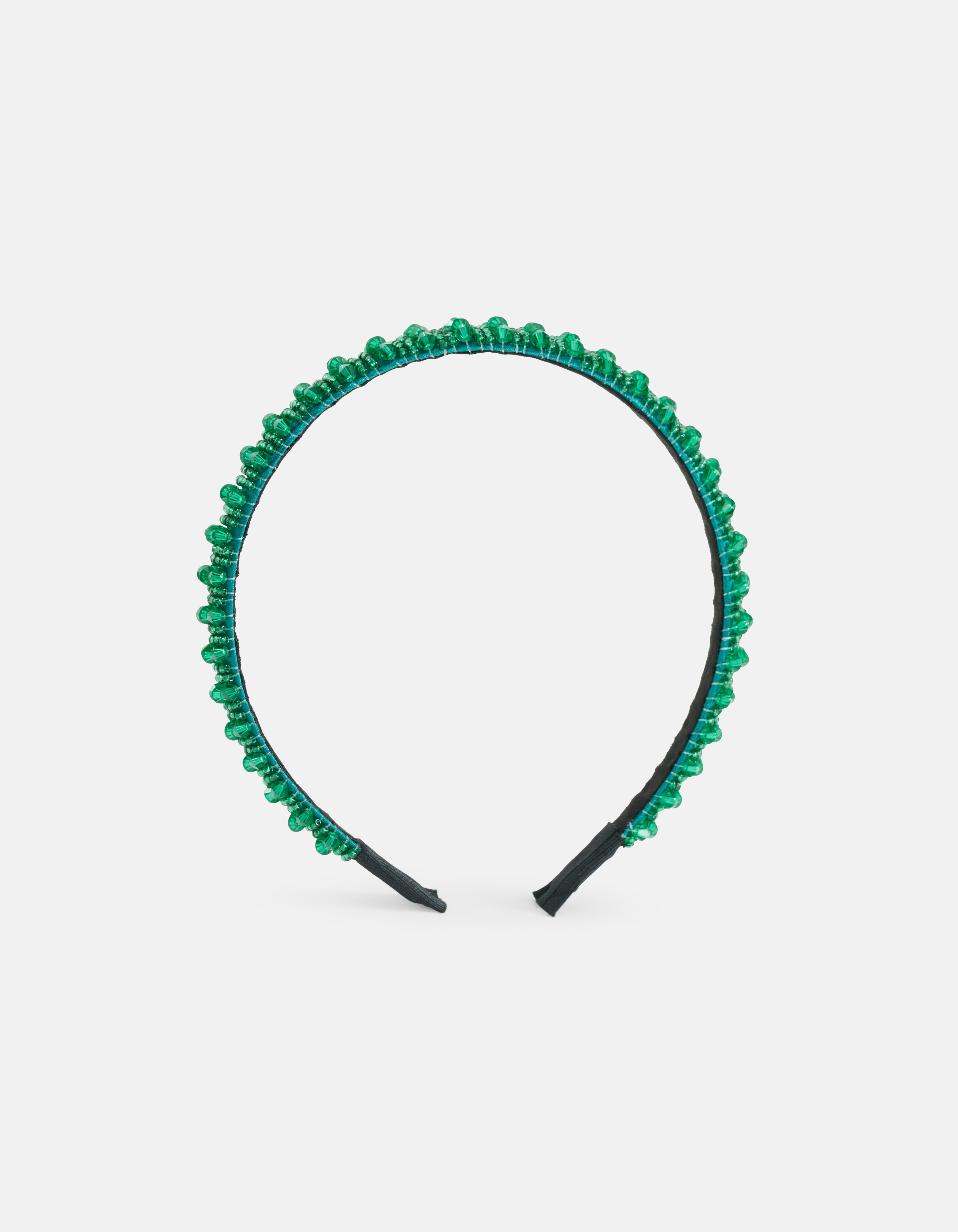 Beaded Haarband Groen SHOEBY ACCESSOIRES