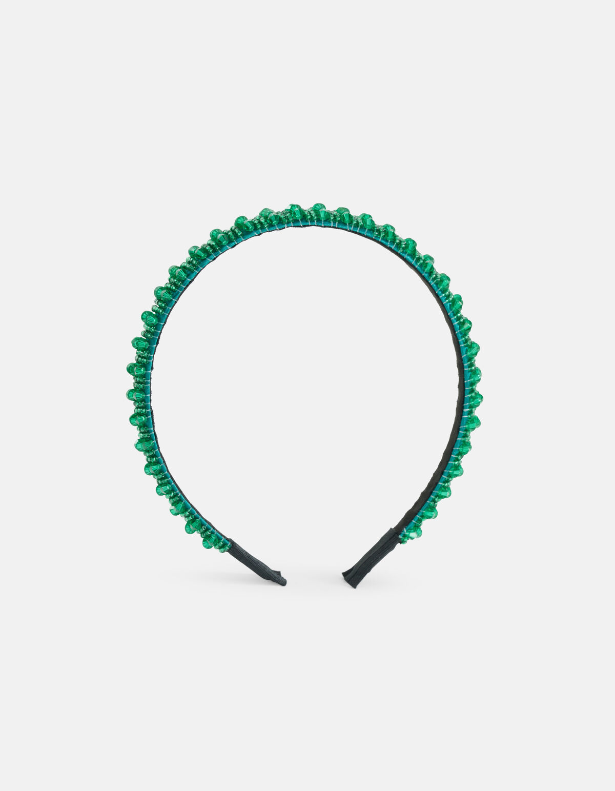 Beaded Haarband Groen SHOEBY ACCESSOIRES