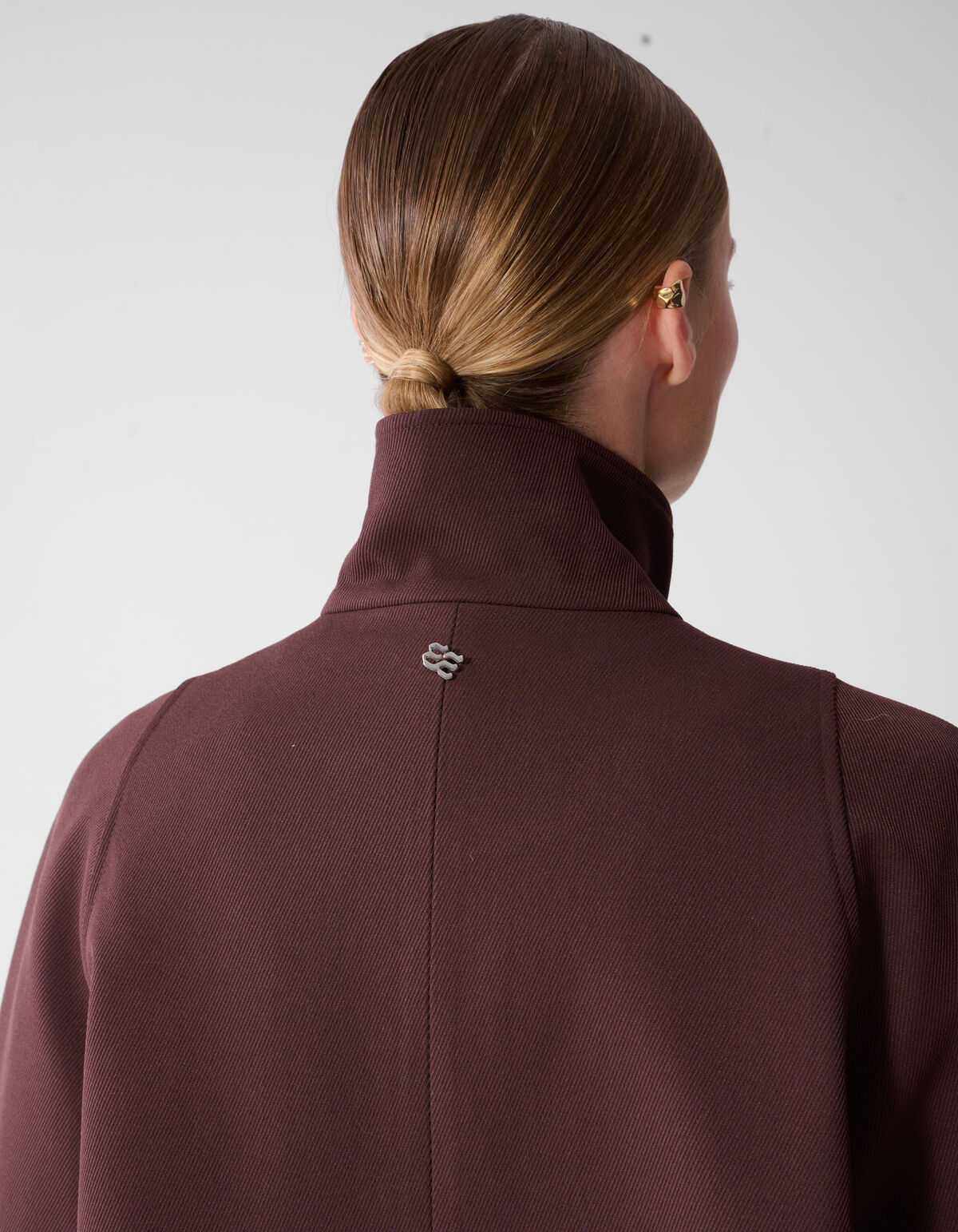 Geweven Cape Donkerrood By Mieke SHOEBY WOMEN