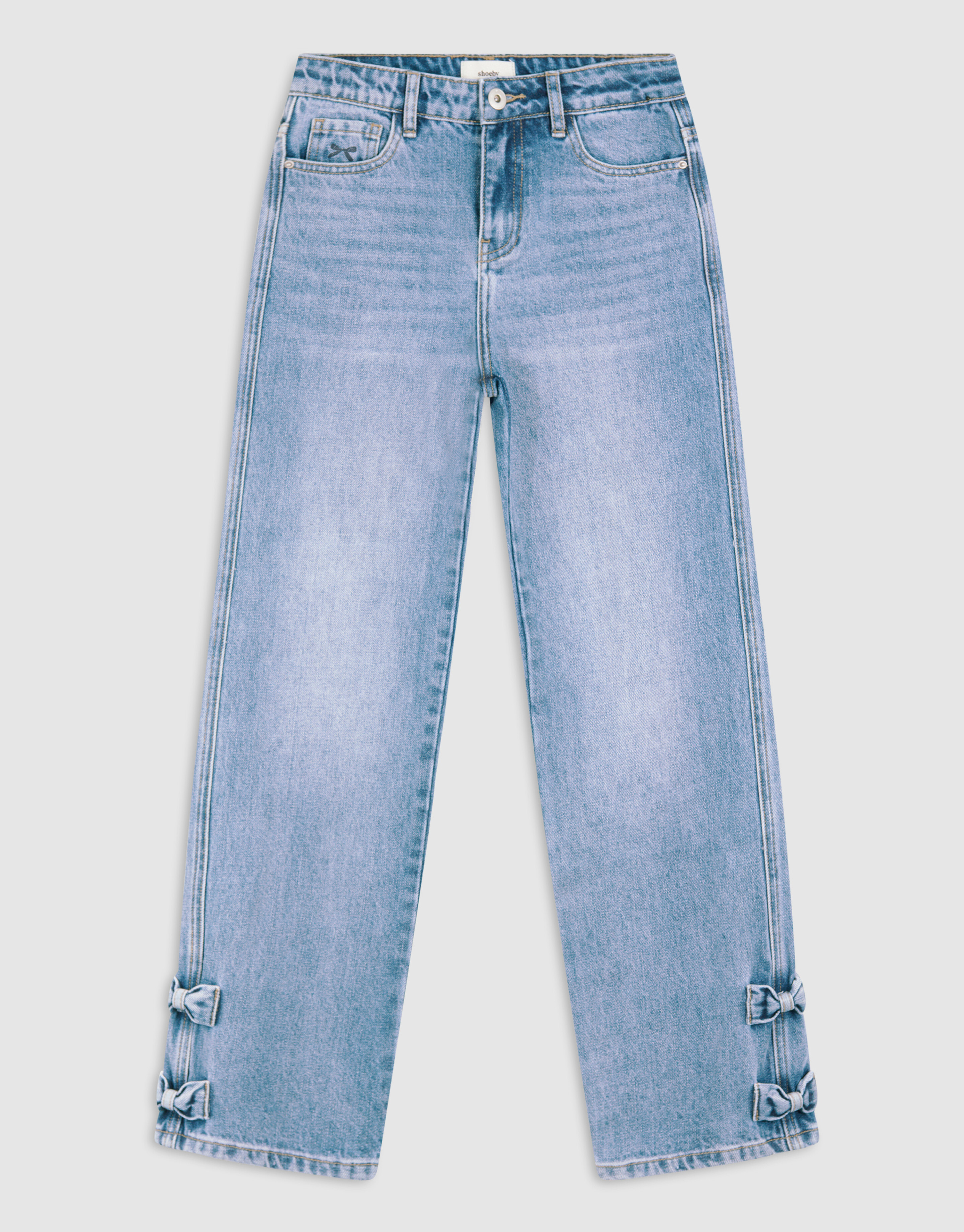Strik straight Fit Jeans Blauw SHOEBY GIRLS