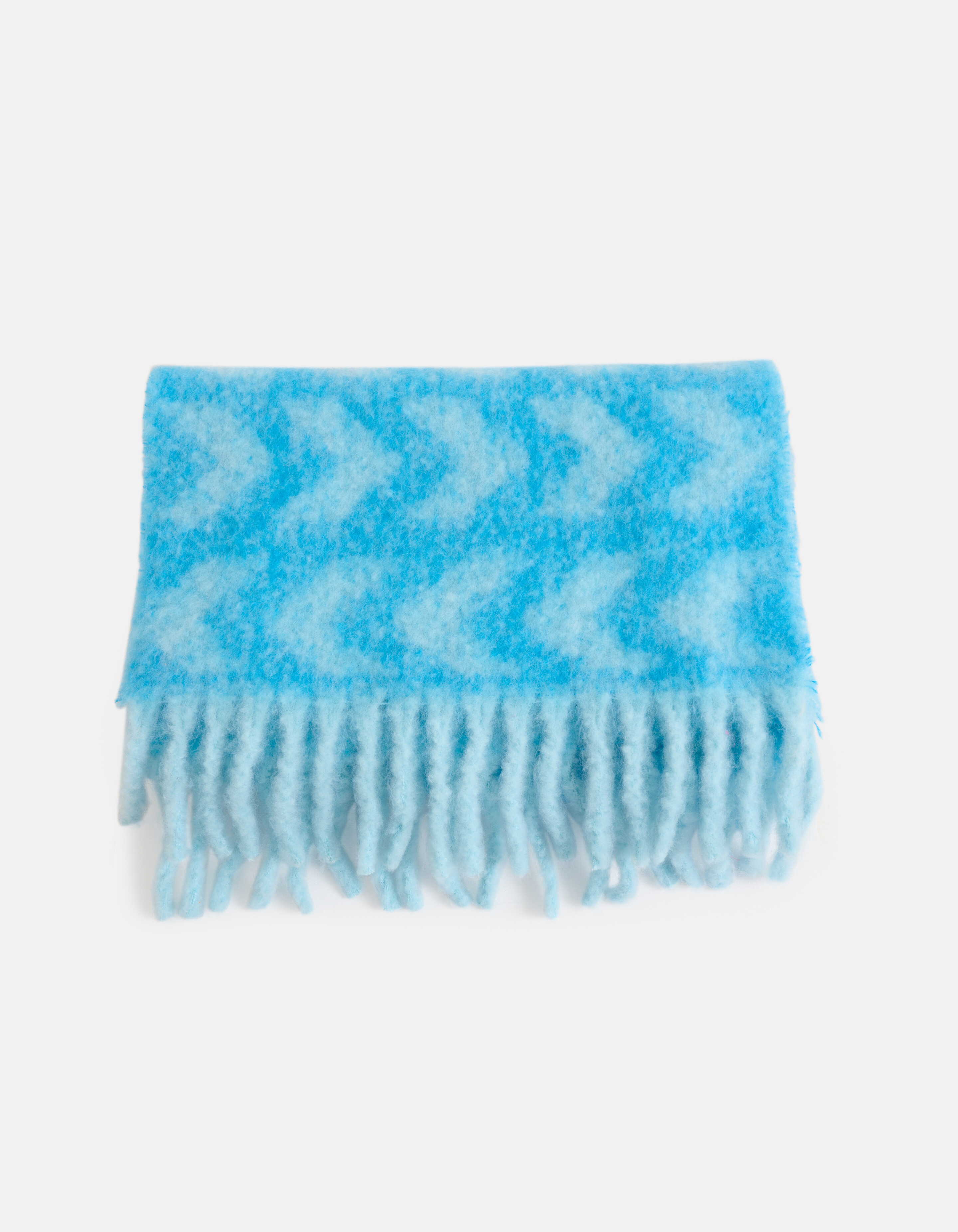 Gebreide Sjaal Blauw SHOEBY ACCESSOIRES