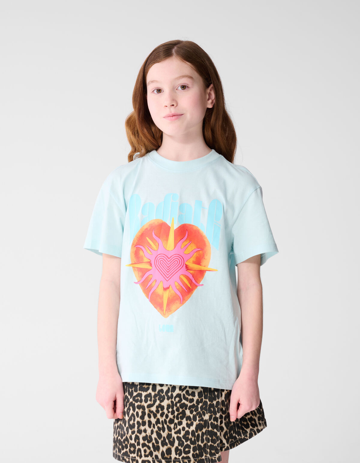 Radiate Artwork T-shirt Lichtblauw SHOEBY GIRLS