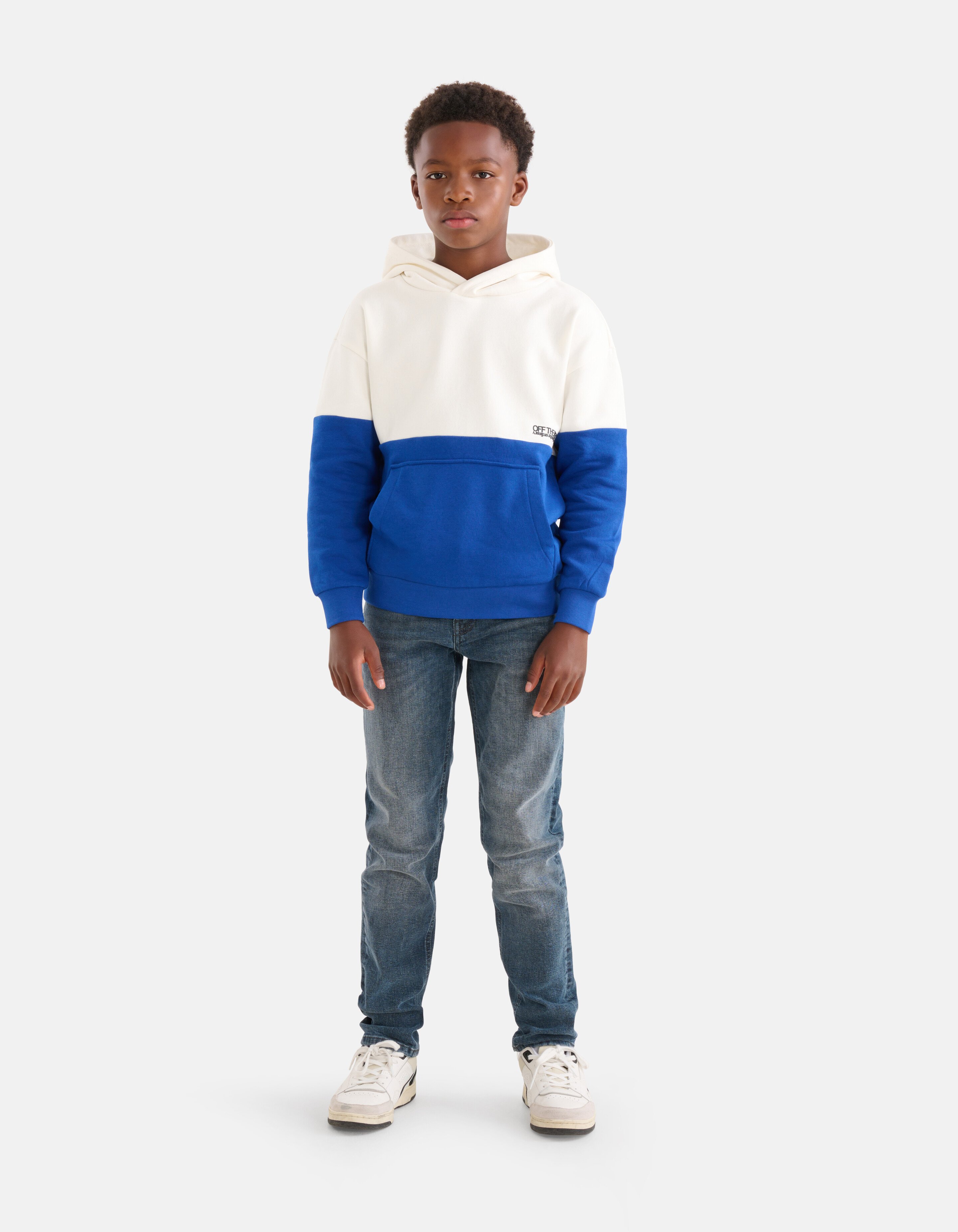 Colorblock Hoodie Blauw SHOEBY BOYS