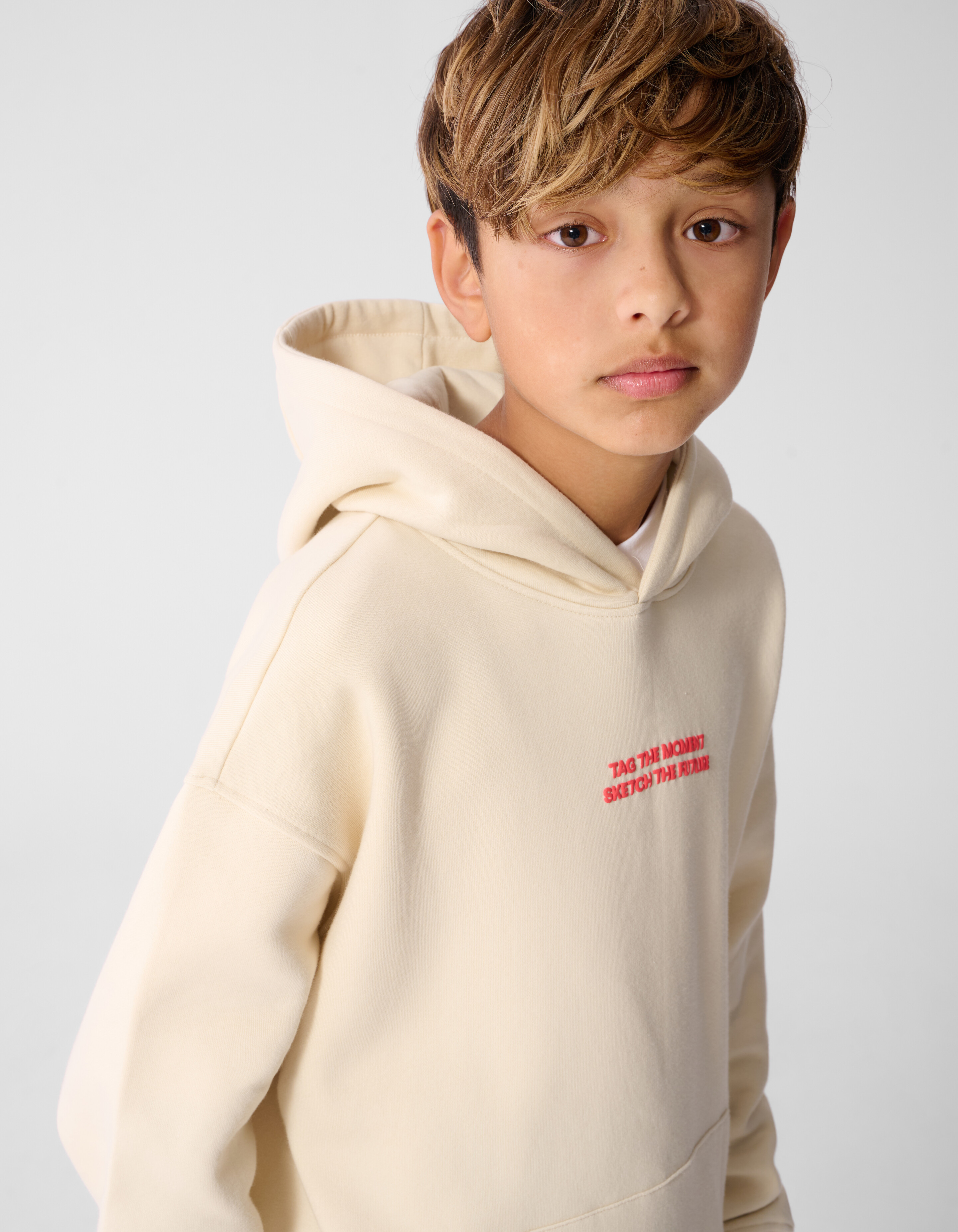 Sketch Hoodie Zand SHOEBY BOYS