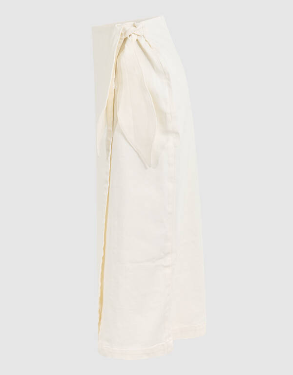 Denim Midi Rok Gebroken Wit By Fred SHOEBY WOMEN