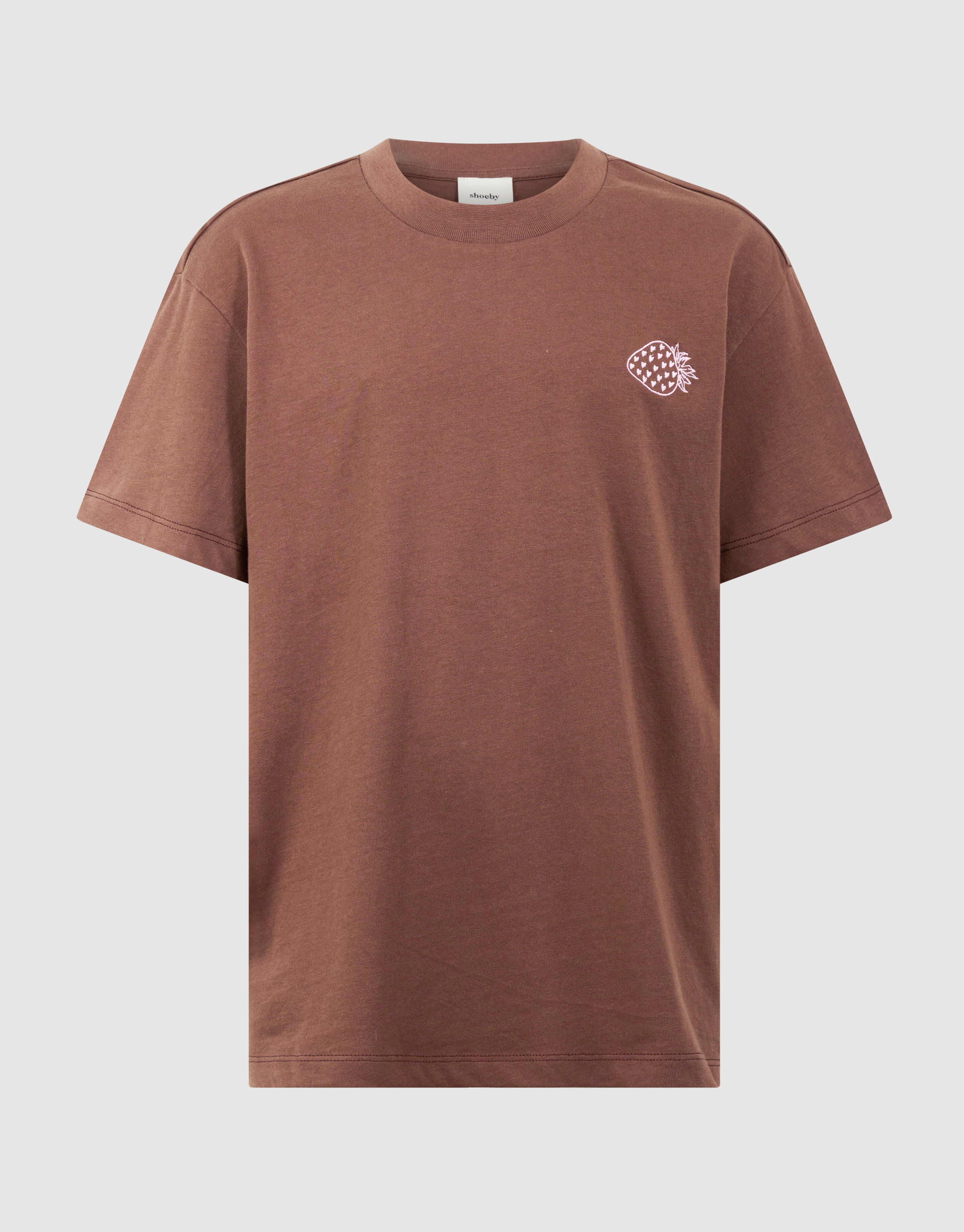 Washed Strawberry T-shirt Bruin SHOEBY GIRLS