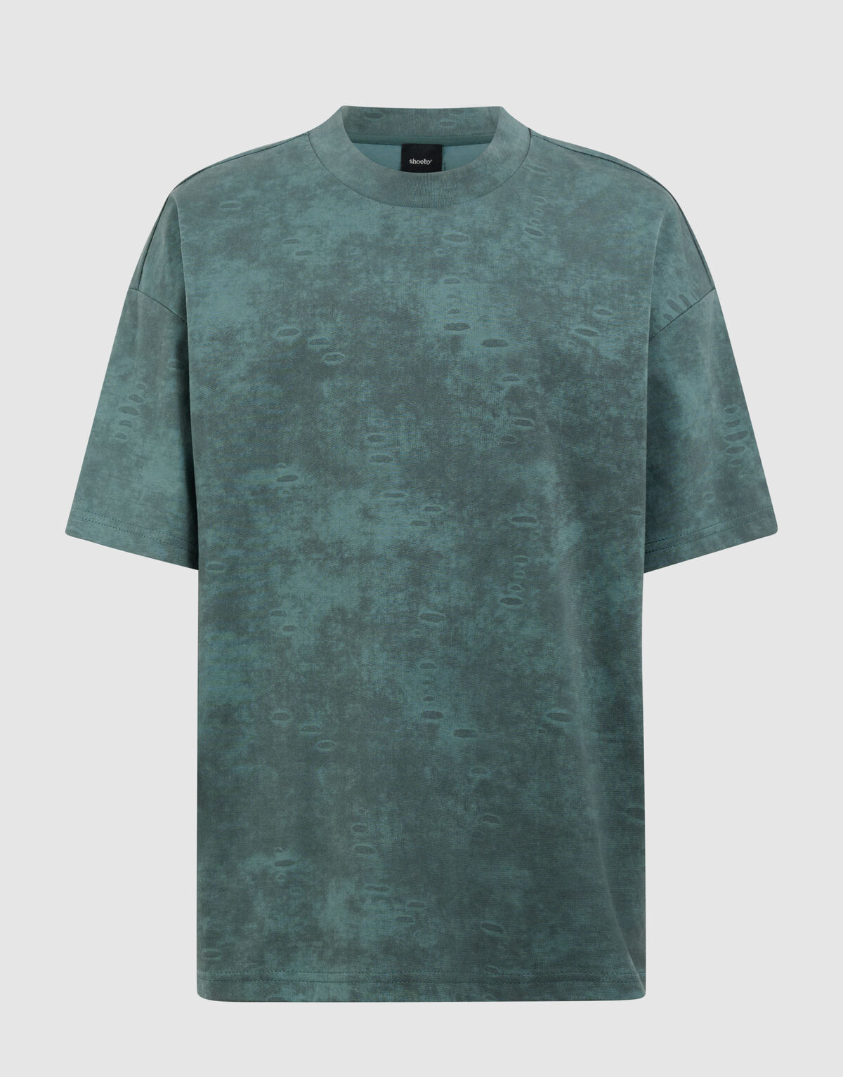 Washed T-shirt Groen SHOEBY BOYS