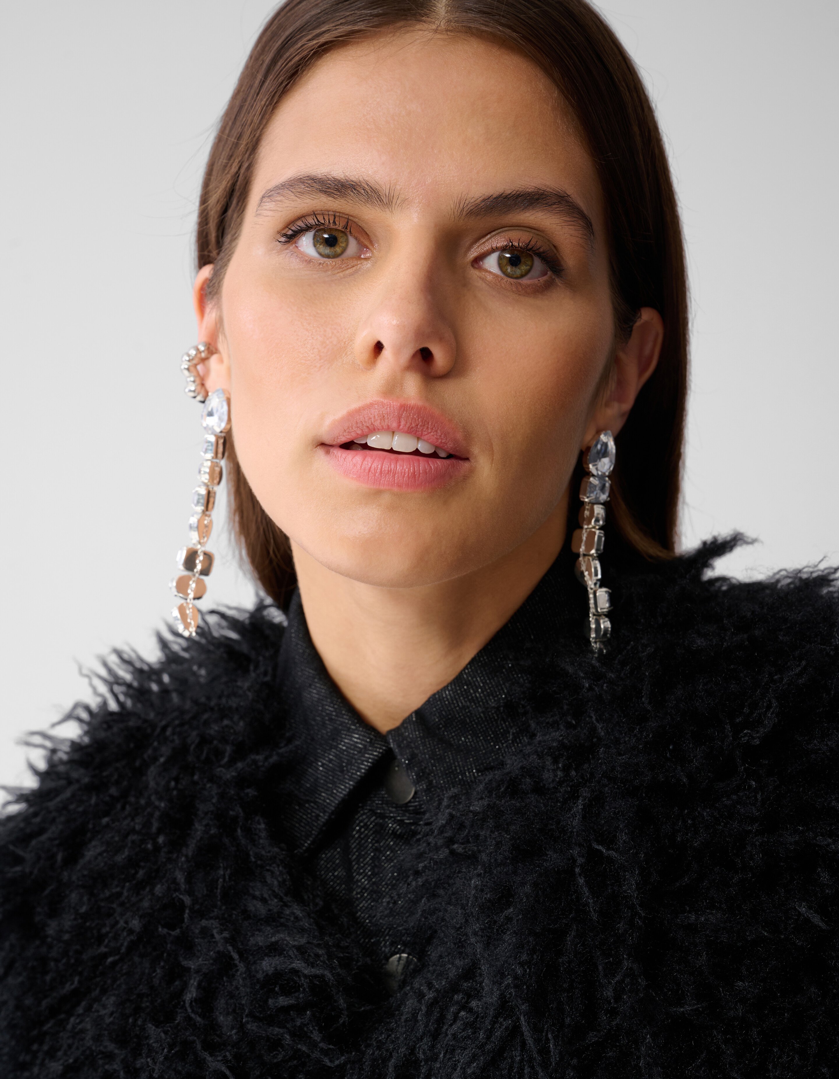 Oversized Teddy Gilet Zwart SHOEBY WOMEN
