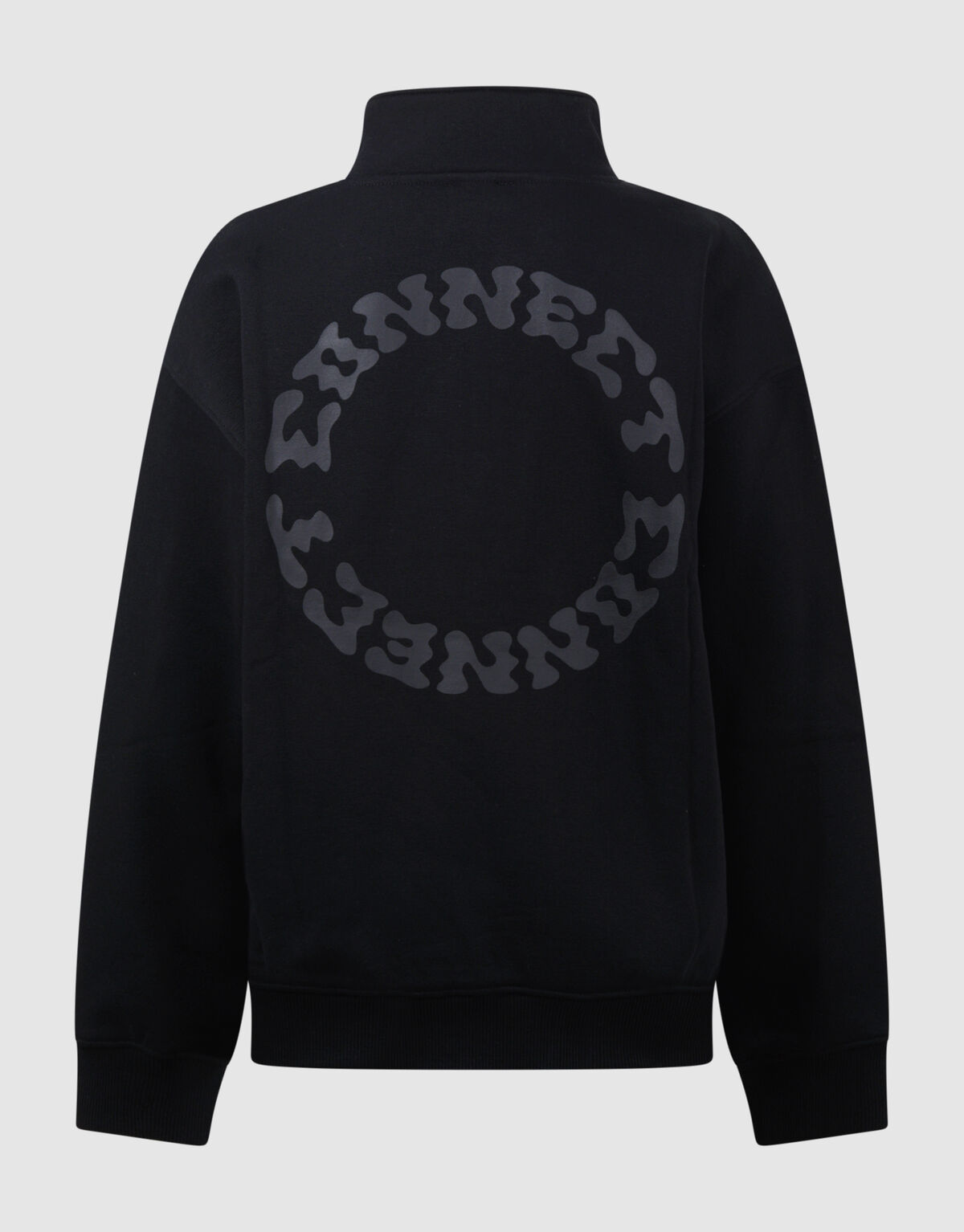 Half Zip Sweater Zwart SHOEBY BOYS