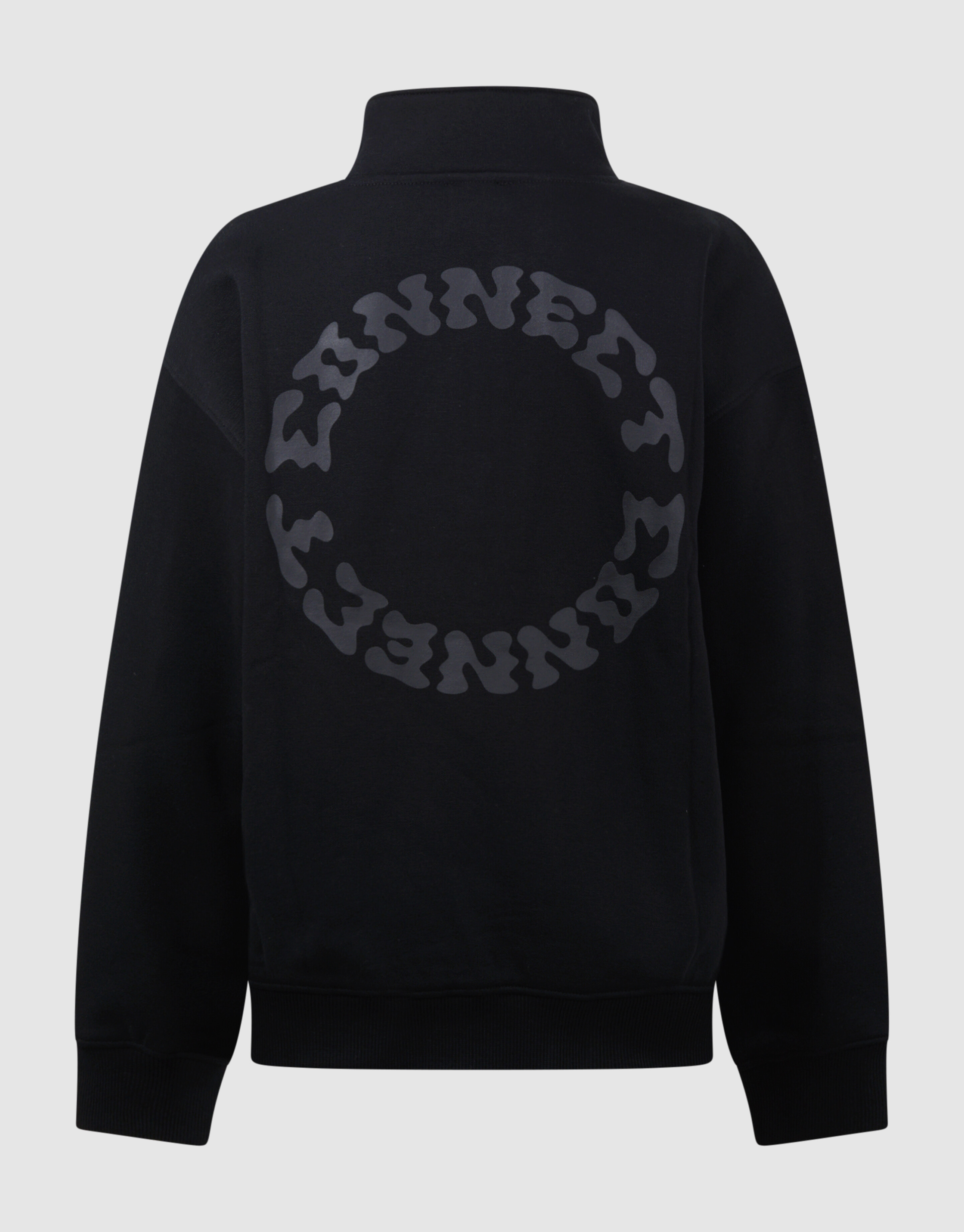 Half Zip Sweater Zwart SHOEBY BOYS