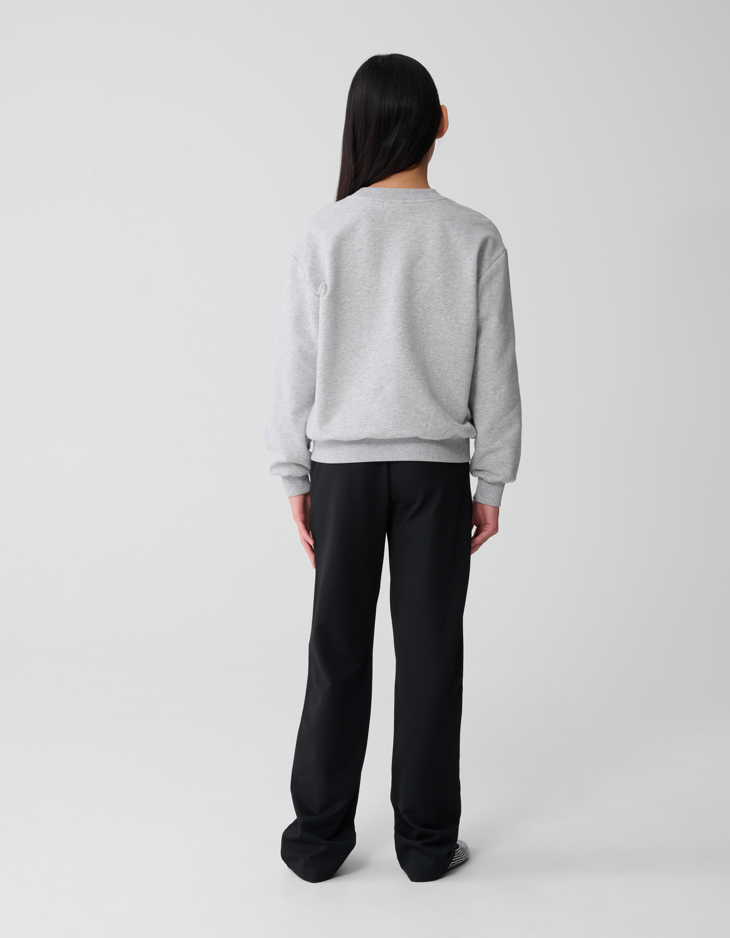 Sporty Glitter Wide Leg Broek Zwart SHOEBY GIRLS