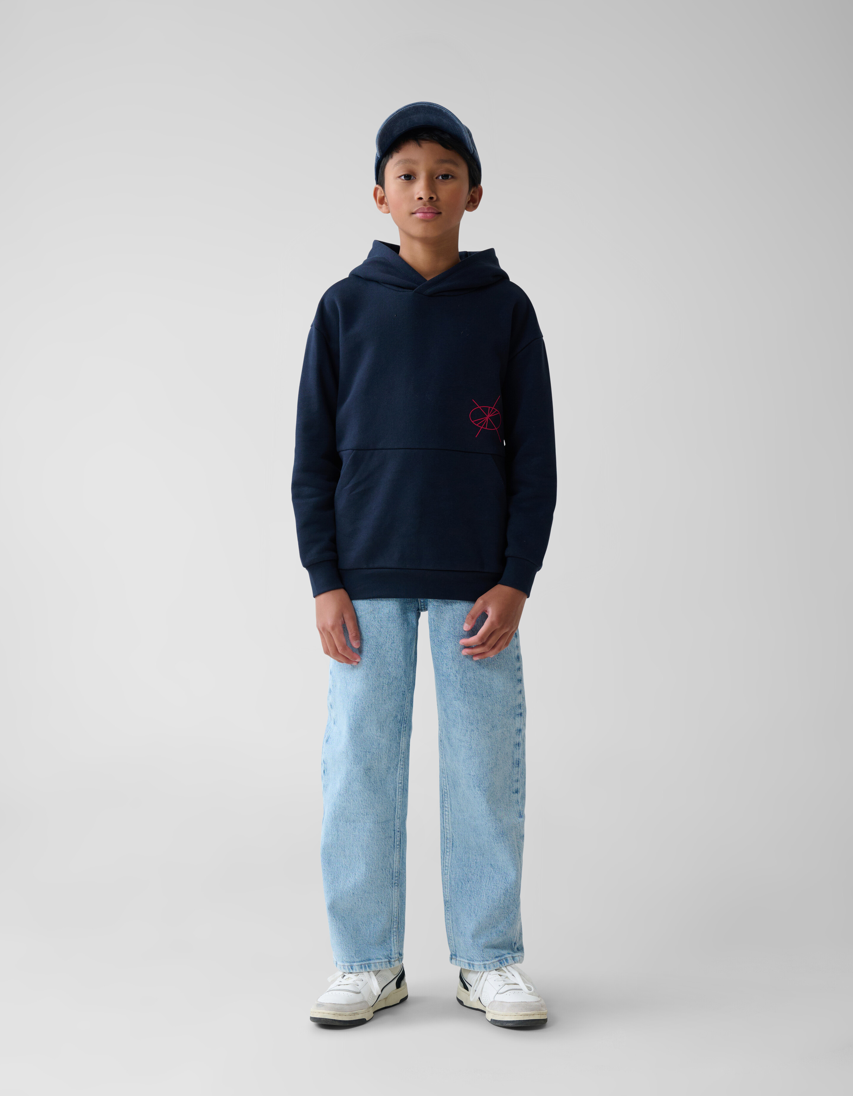 Artwork Hoodie Donkerblauw SHOEBY BOYS