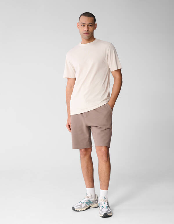 Line Artwork T-shirt Lichtgrijs SHOEBY MEN