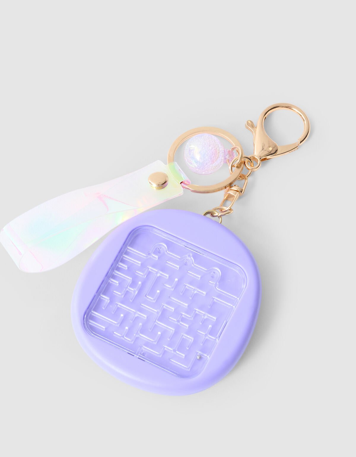 Press Konijn Sleutelhanger Paars SHOEBY ACCESSOIRES