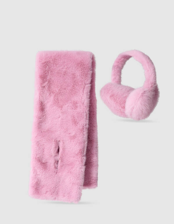 Winter Set Roze SHOEBY ACCESSOIRES