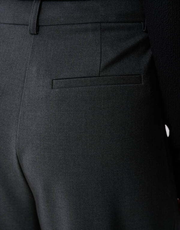 Barrel Fit Pantalon Donkergrijs SHOEBY WOMEN