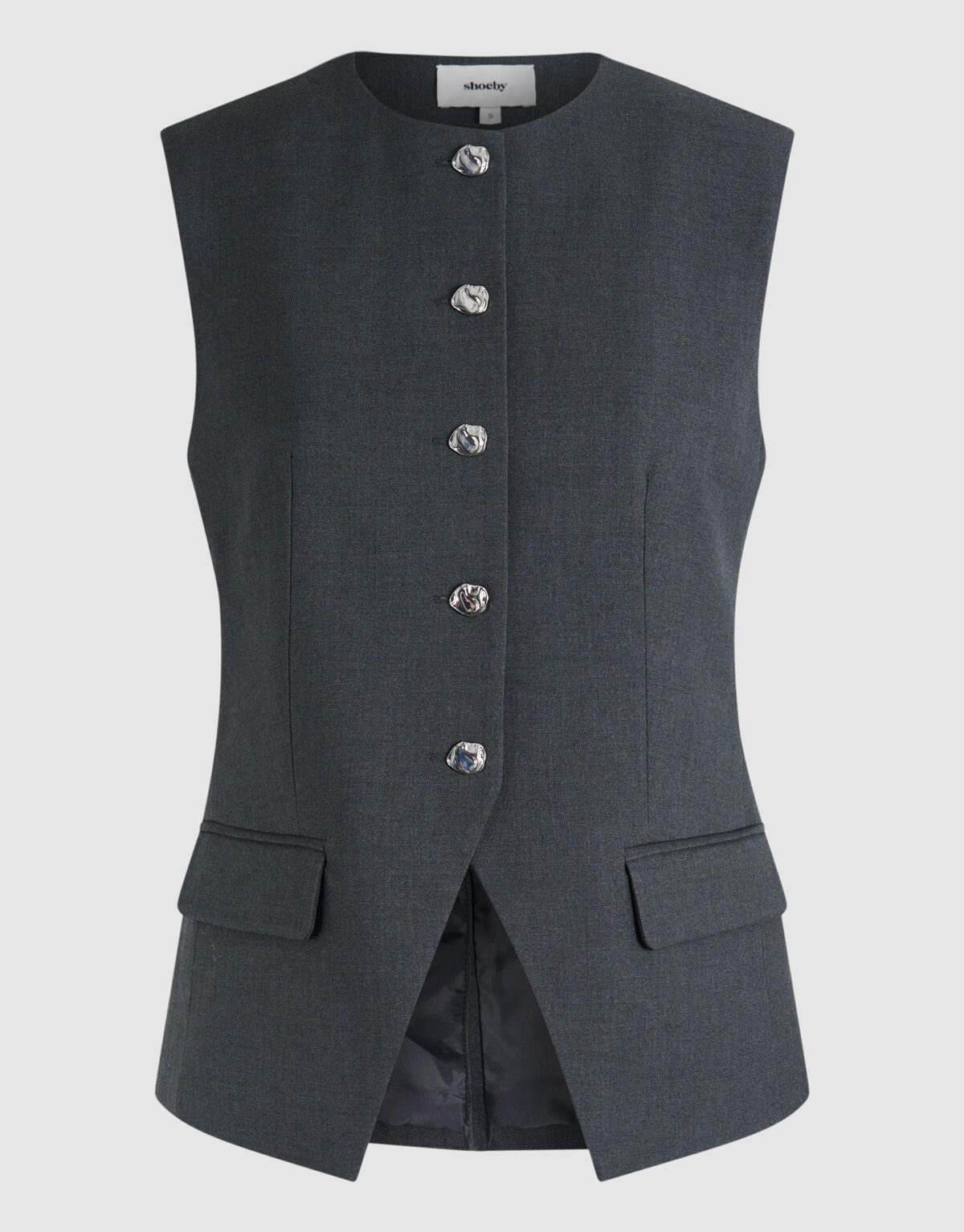 Gilet Donkergrijs SHOEBY WOMEN