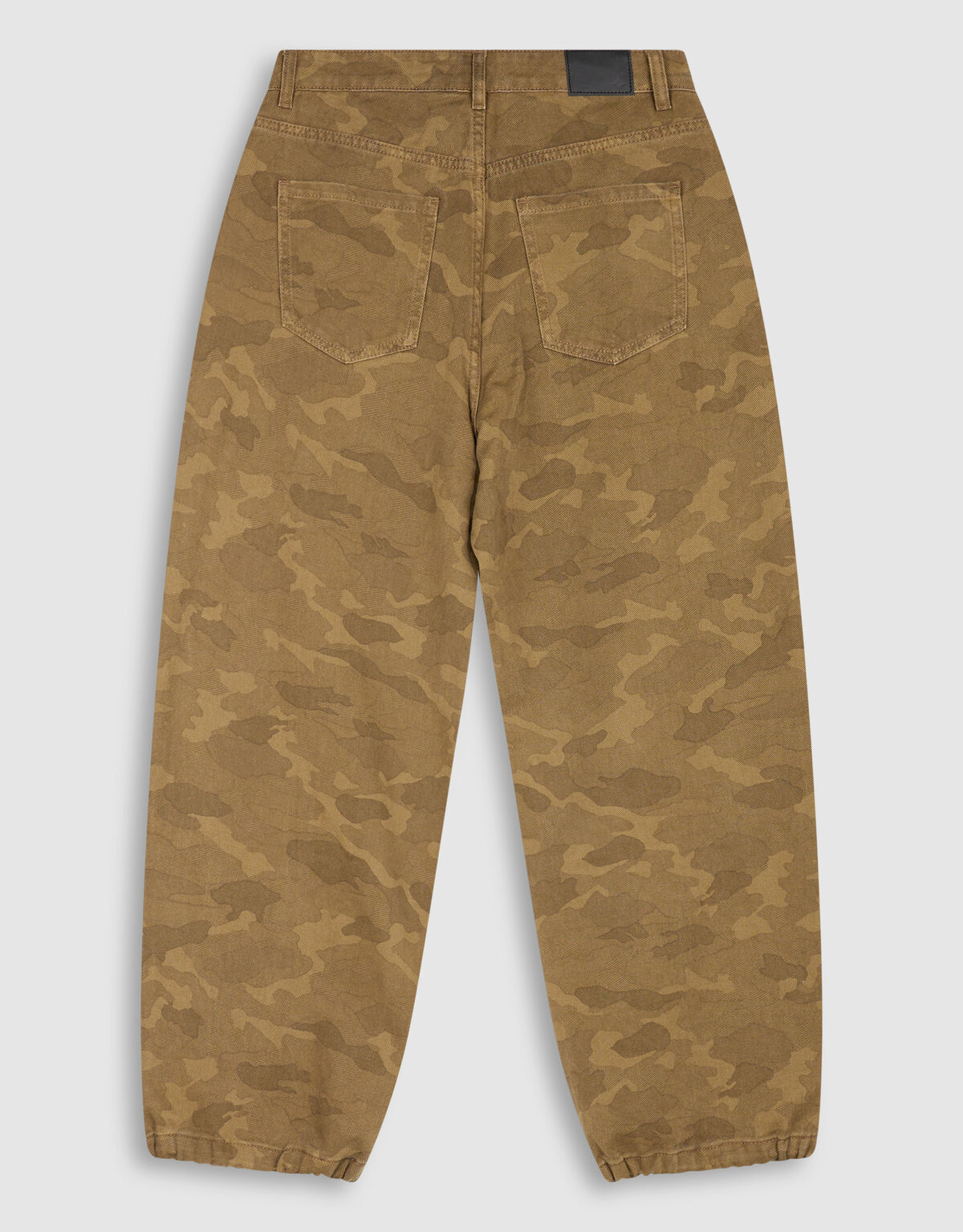 Camo Baggy Fit Jeans Bruin SHOEBY WOMEN