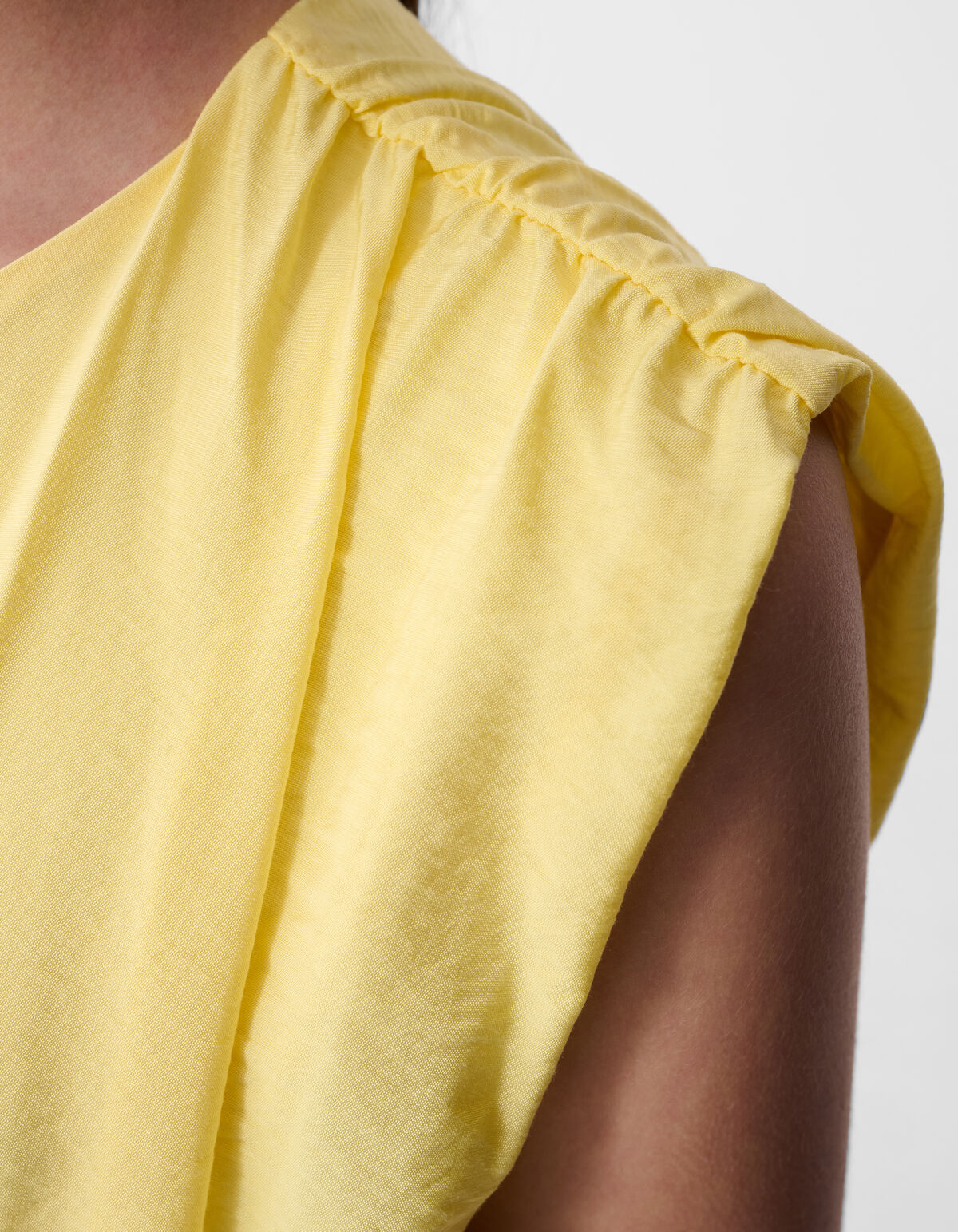 Smock Mini Jurk Lichtgeel SHOEBY GIRLS