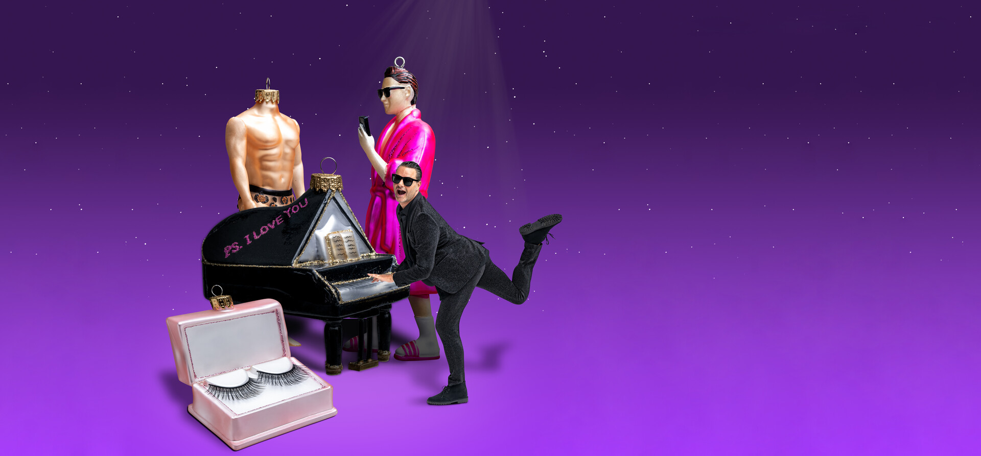 Piano Kerstbal By Fred SHOEBY ACCESSOIRES