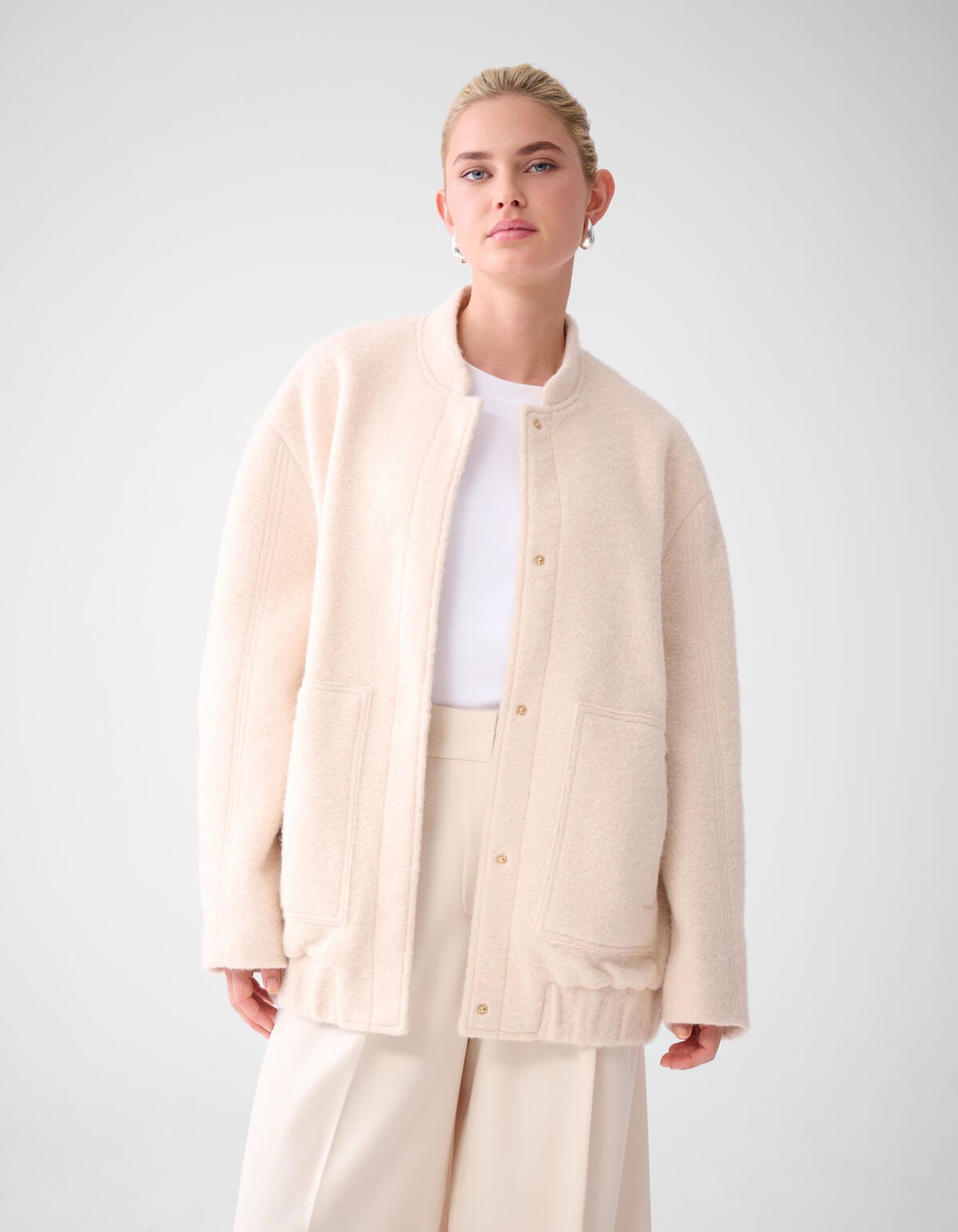 Teddy Bomber Gebroken Wit SHOEBY WOMEN