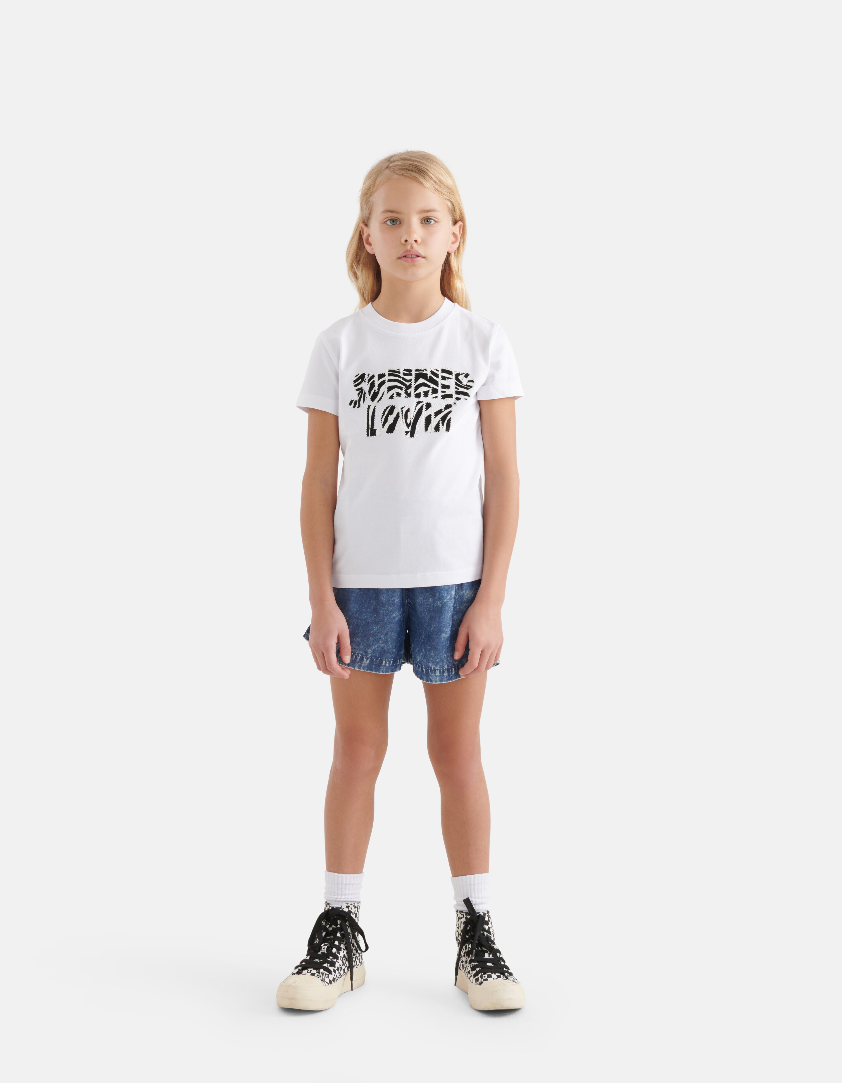 Studs T-shirt Wit SHOEBY GIRLS