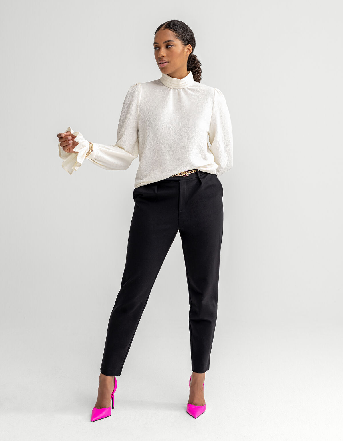 Pantalon Zwart By Fred SHOEBY WOMEN