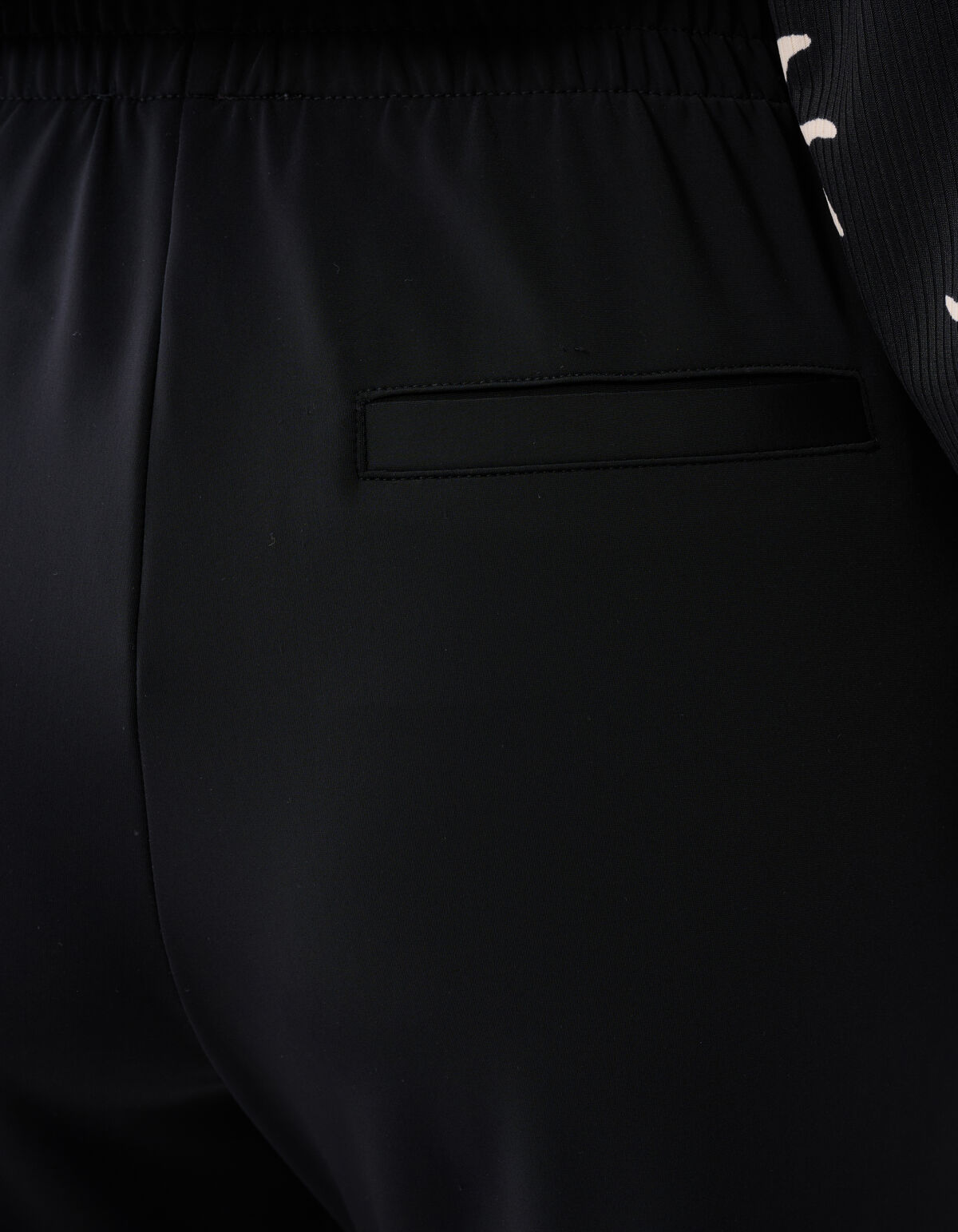 Basic Wide Leg Broek Zwart SHOEBY WOMEN