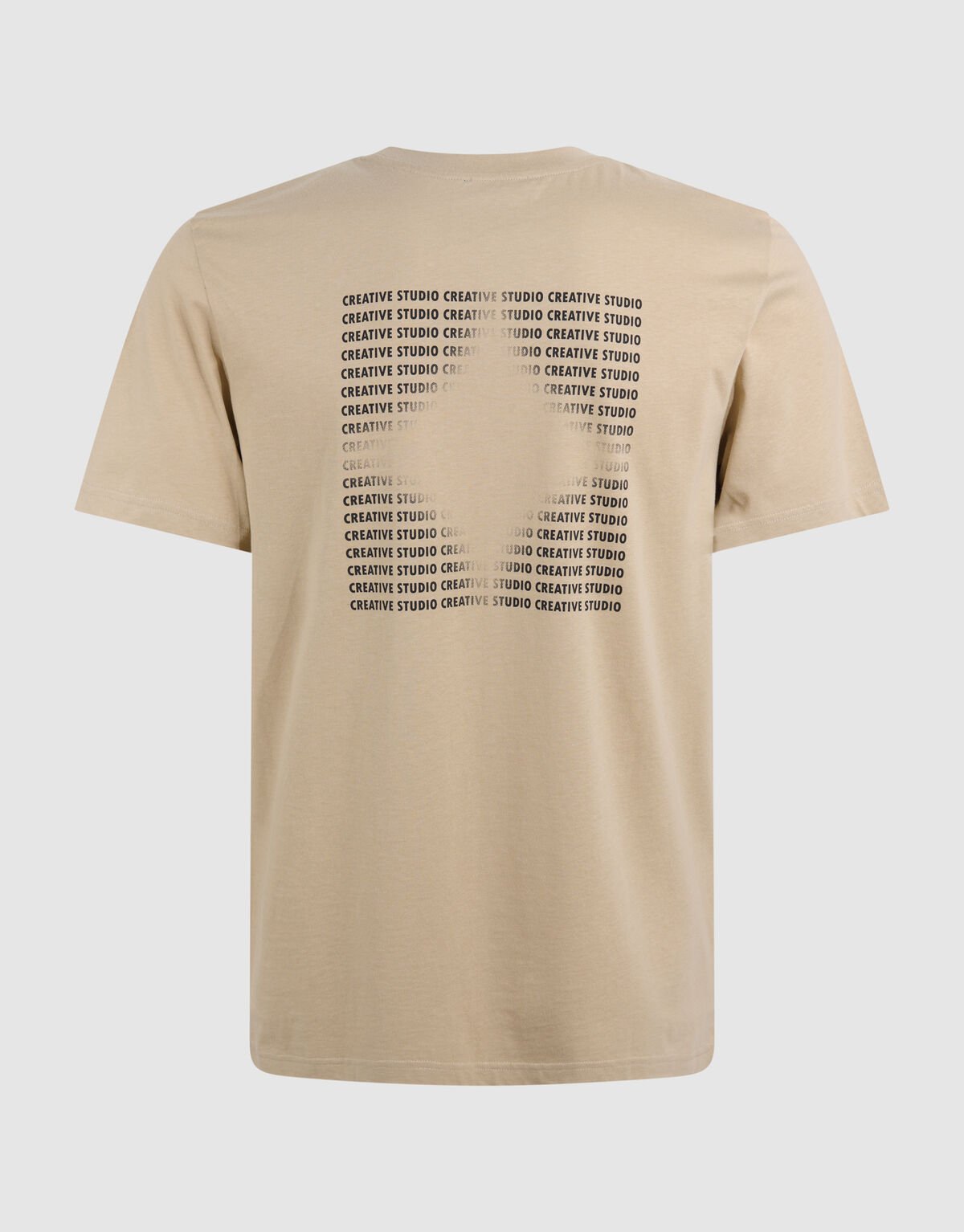 Tekst Artwork T-shirt Zand SHOEBY MEN