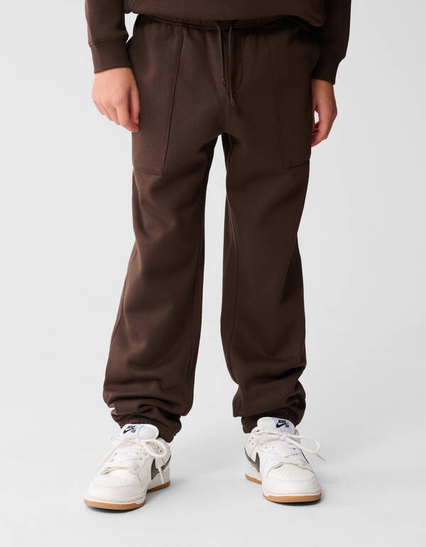 Chill Jogger Broek Donkerbruin SHOEBY BOYS