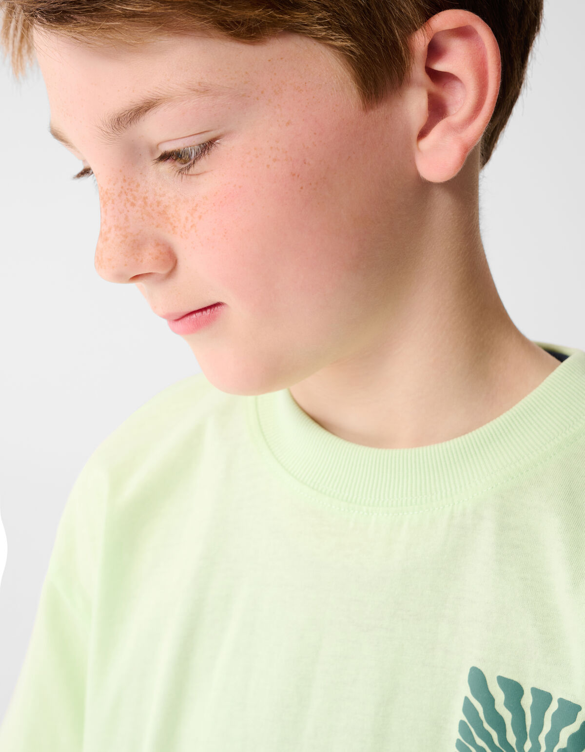 Wavy Sun T-shirt Lichtgroen SHOEBY BOYS