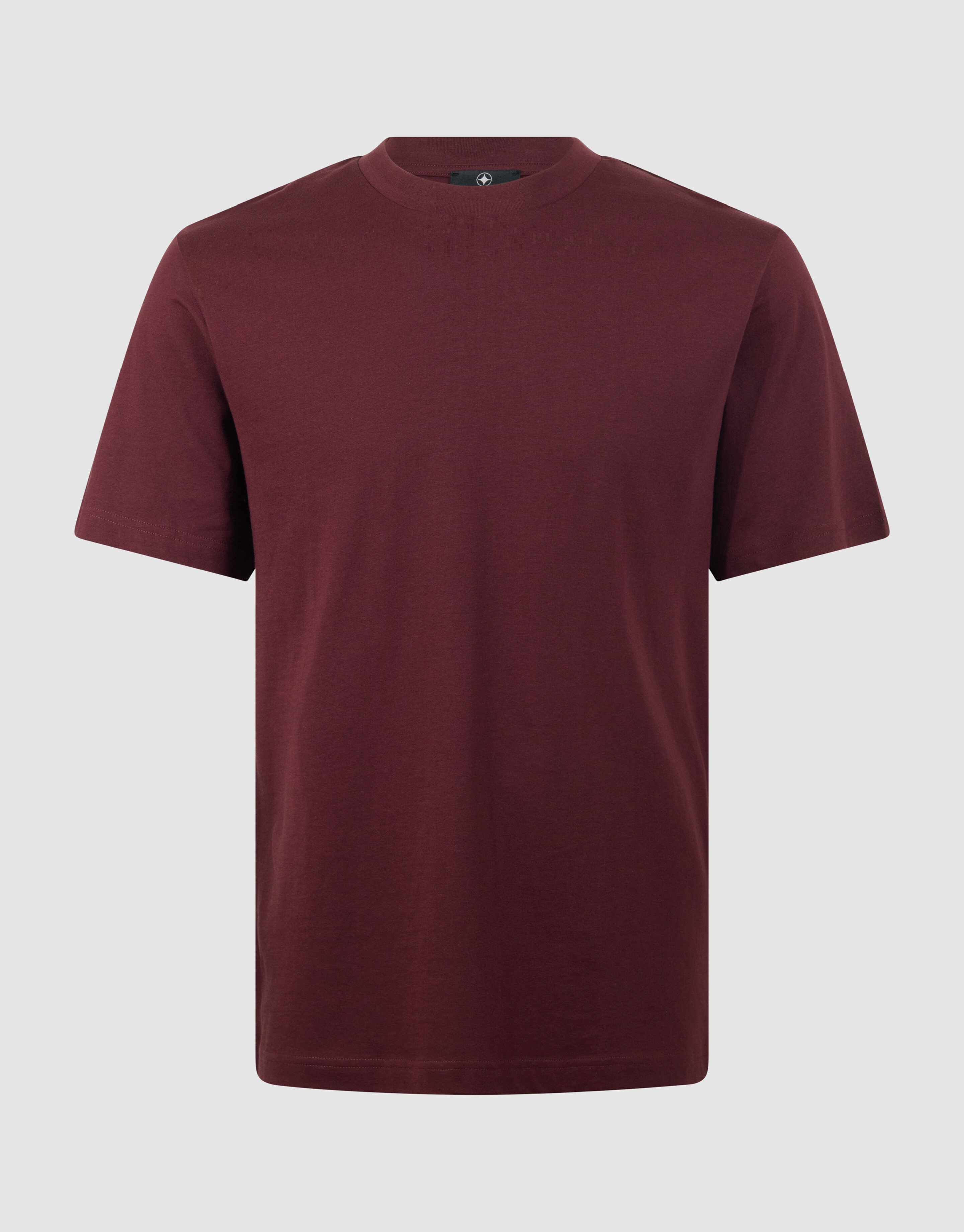 Geometry Artwork T-shirt Donkerrood SHOEBY MEN