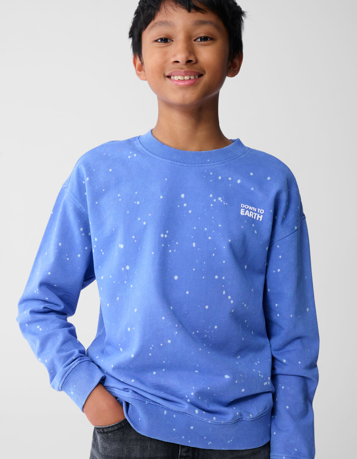 Dye Sweater Lichtpaars SHOEBY BOYS
