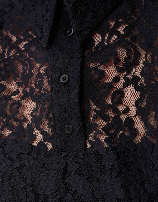 Kanten Blouse Zwart SHOEBY WOMEN