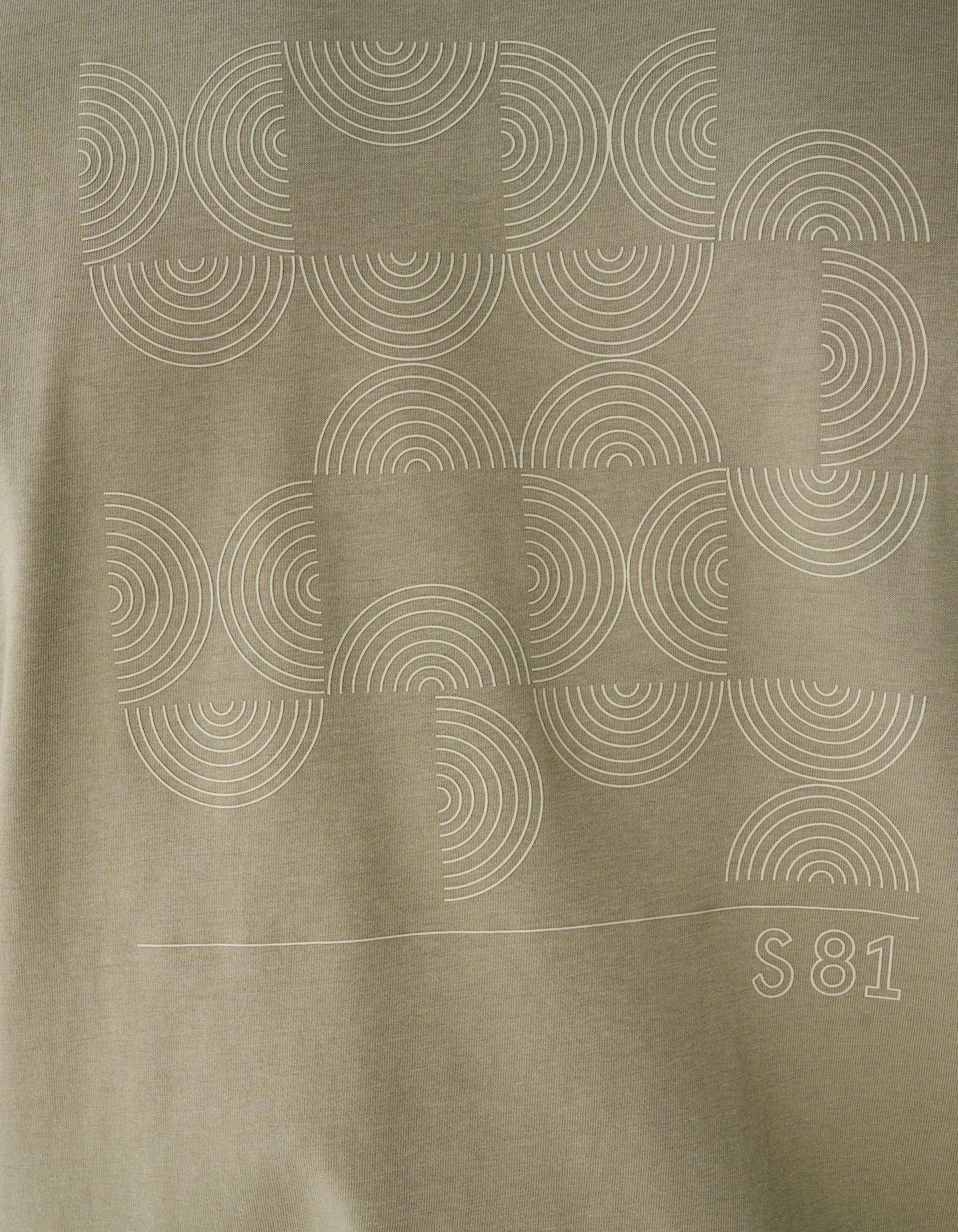 Wave Artwork T-shirt Khaki SHOEBY MEN