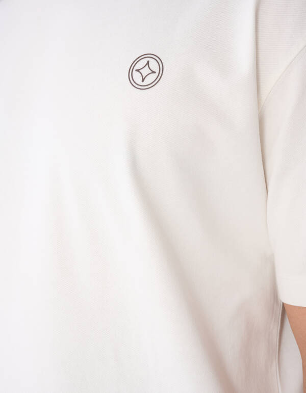 Spark T-shirt Gebroken Wit SHOEBY MEN